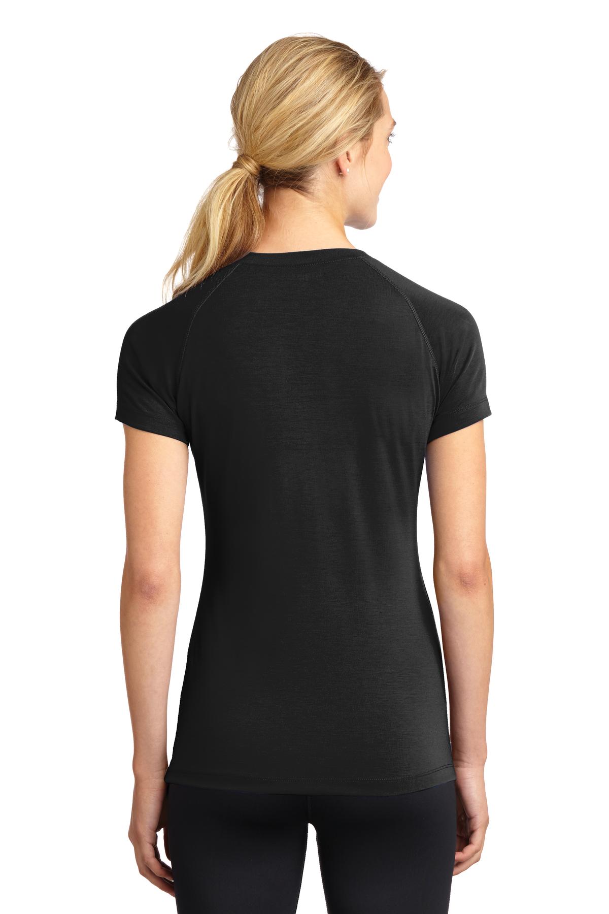 Sport-Tek Ladies Ultimate Performance V-Neck. LST700