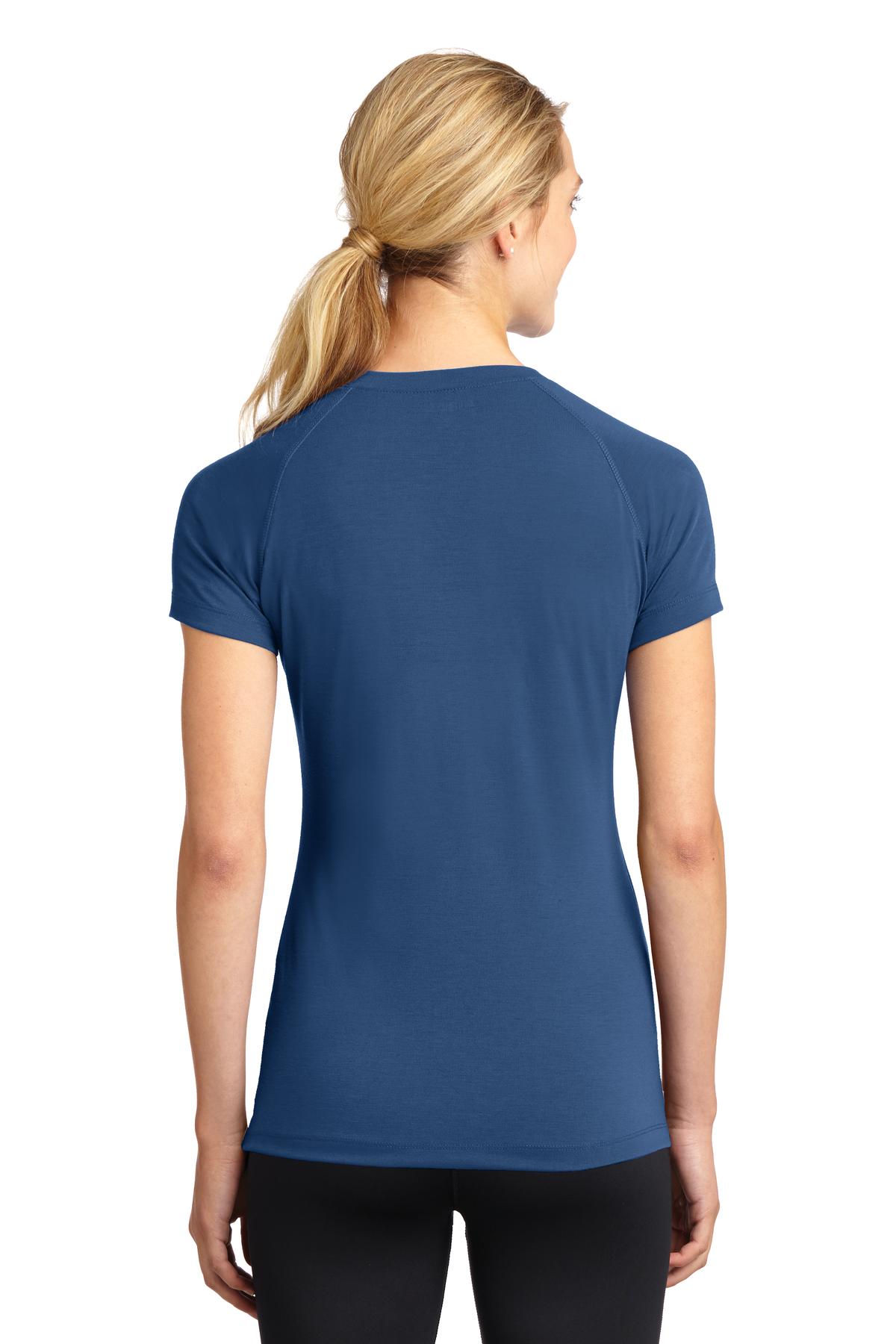 Sport-Tek Ladies Ultimate Performance V-Neck. LST700