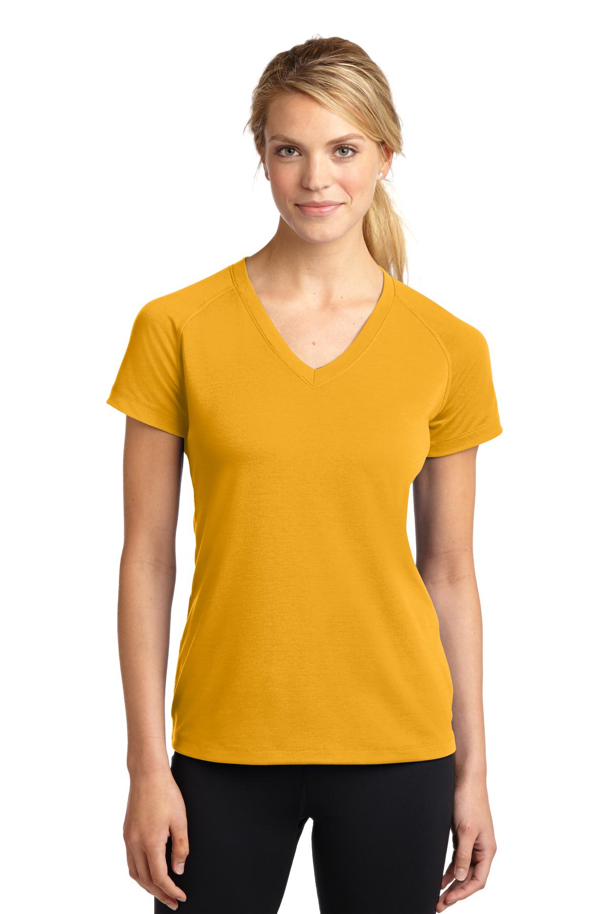 Sport-Tek Ladies Ultimate Performance V-Neck. LST700