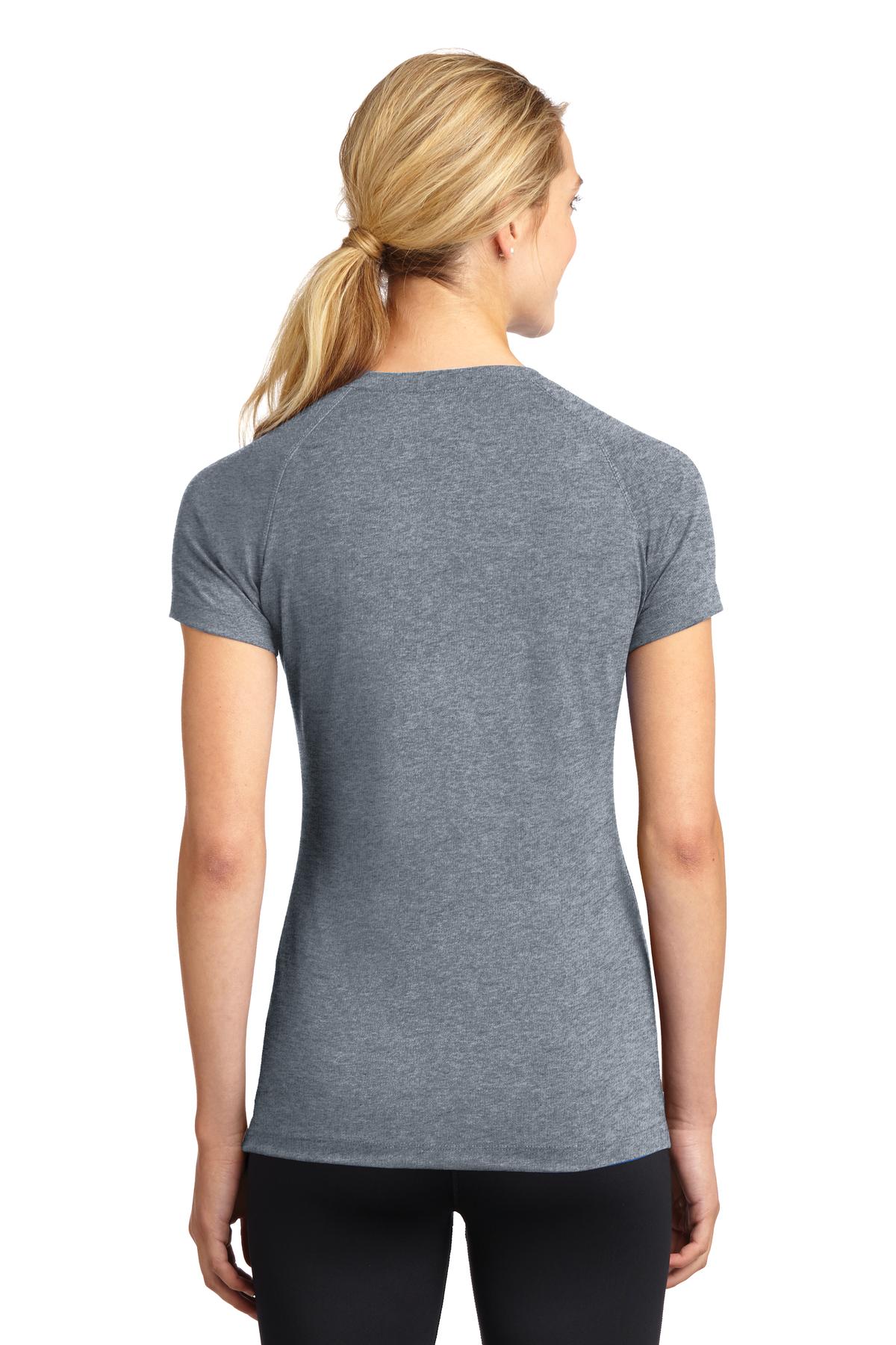 Sport-Tek Ladies Ultimate Performance V-Neck. LST700