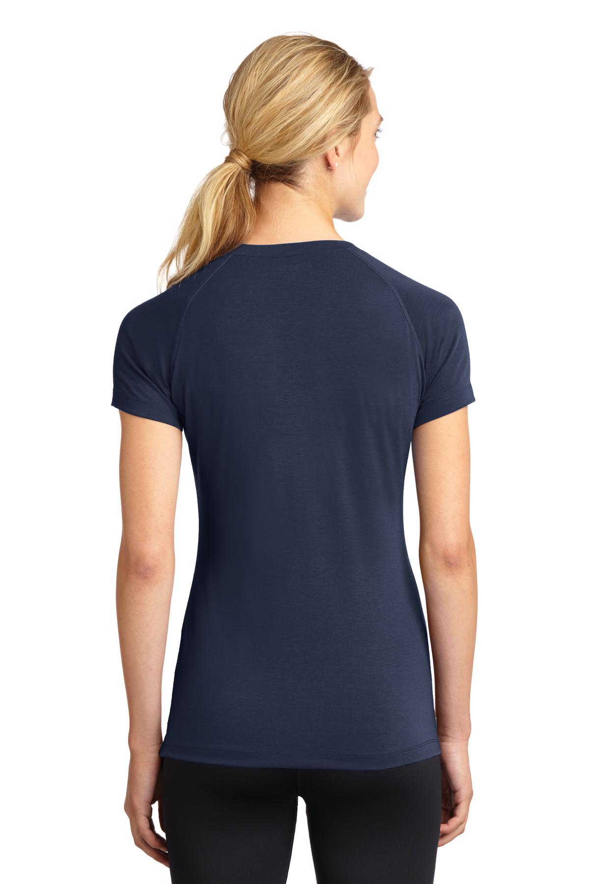 Sport-Tek Ladies Ultimate Performance V-Neck. LST700