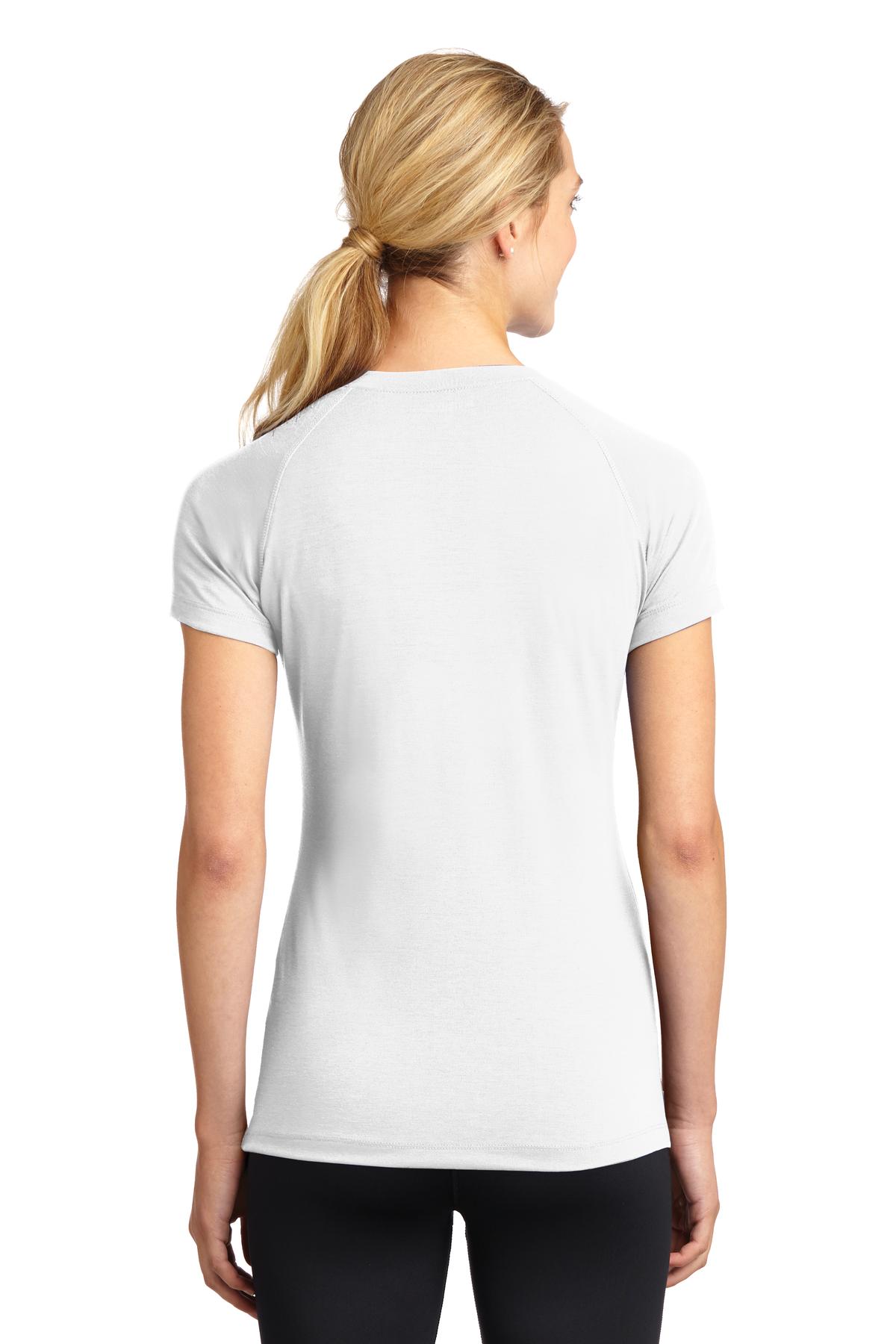 Sport-Tek Ladies Ultimate Performance V-Neck. LST700