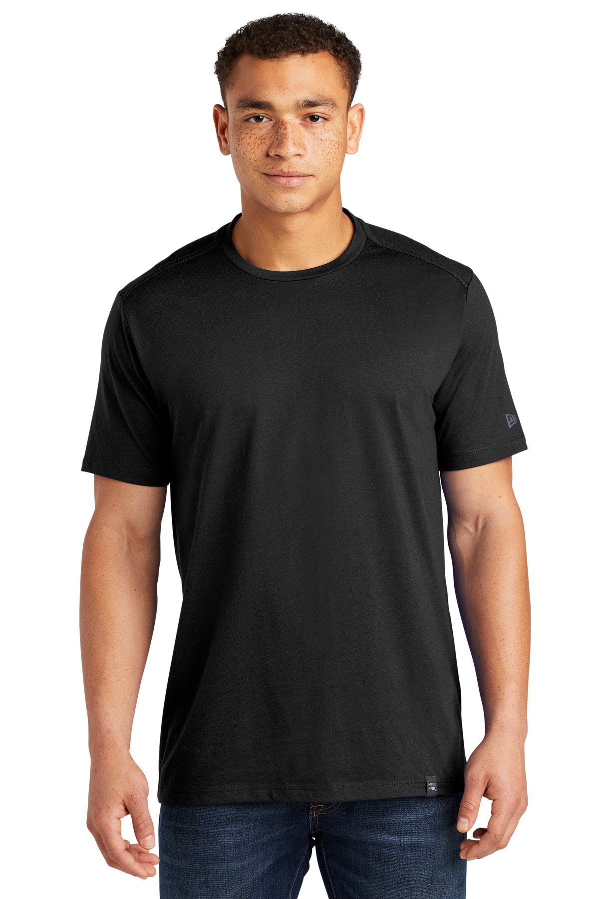 New Era Heritage Blend Crew Tee. NEA100