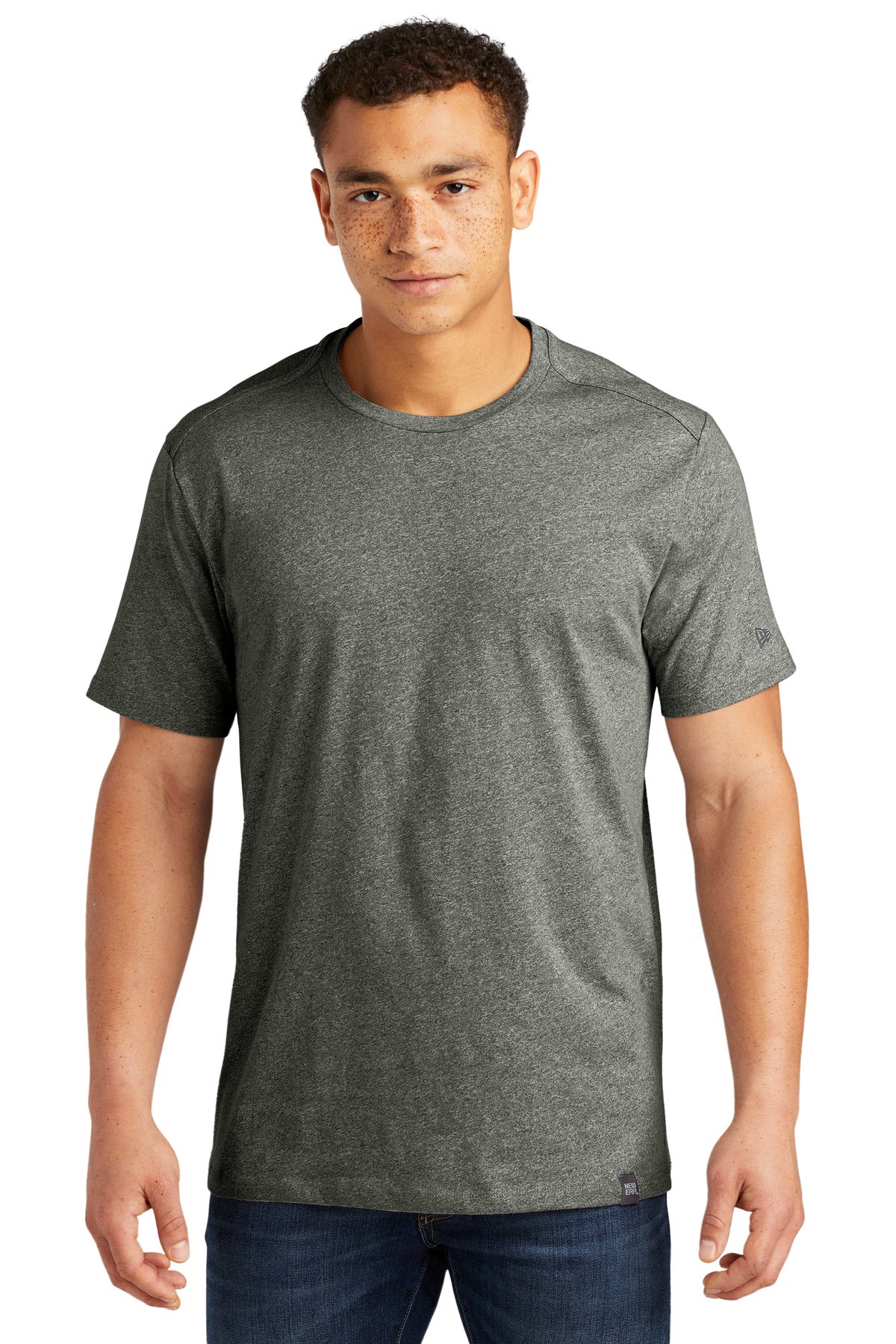 New Era Heritage Blend Crew Tee. NEA100