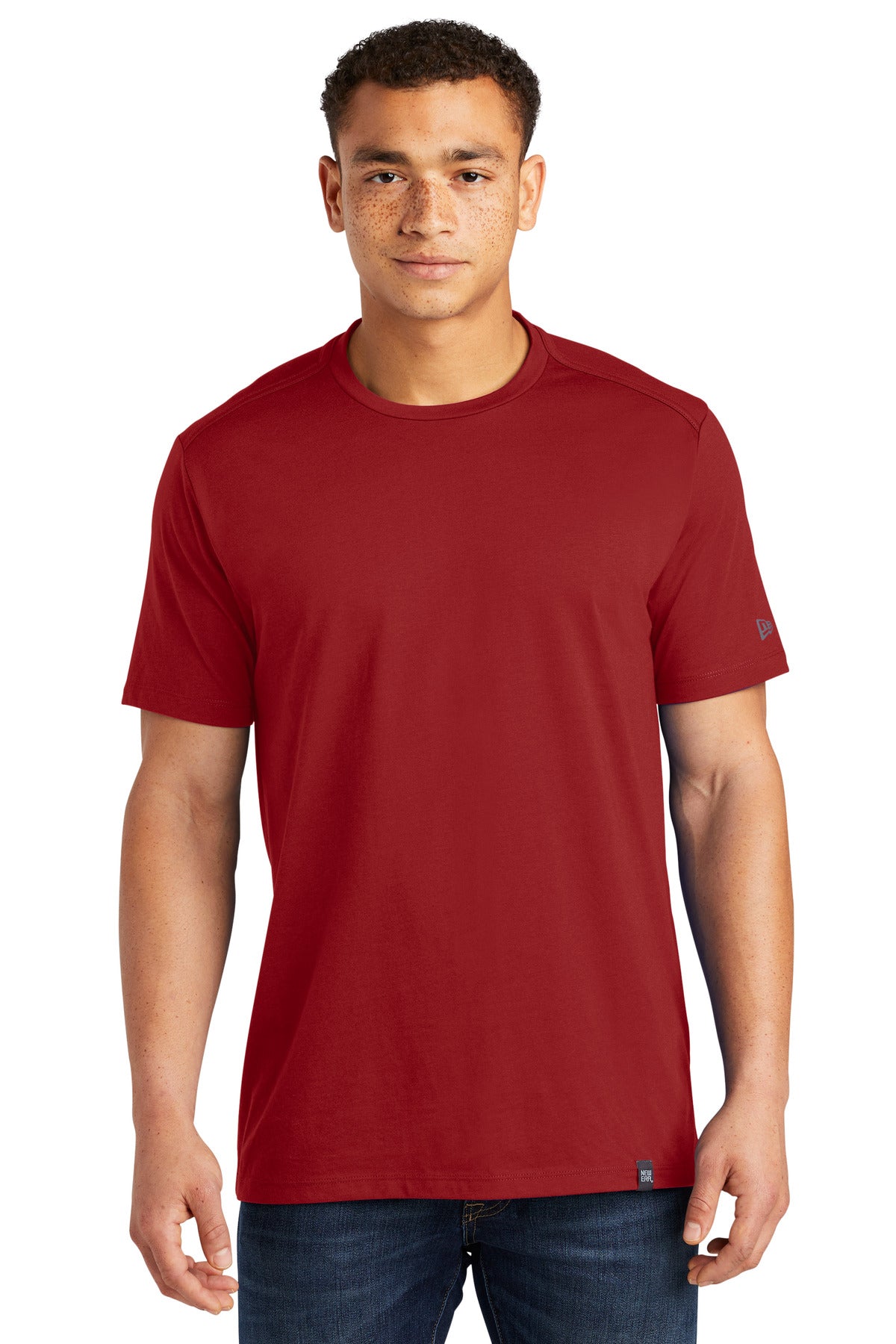 New Era Heritage Blend Crew Tee. NEA100
