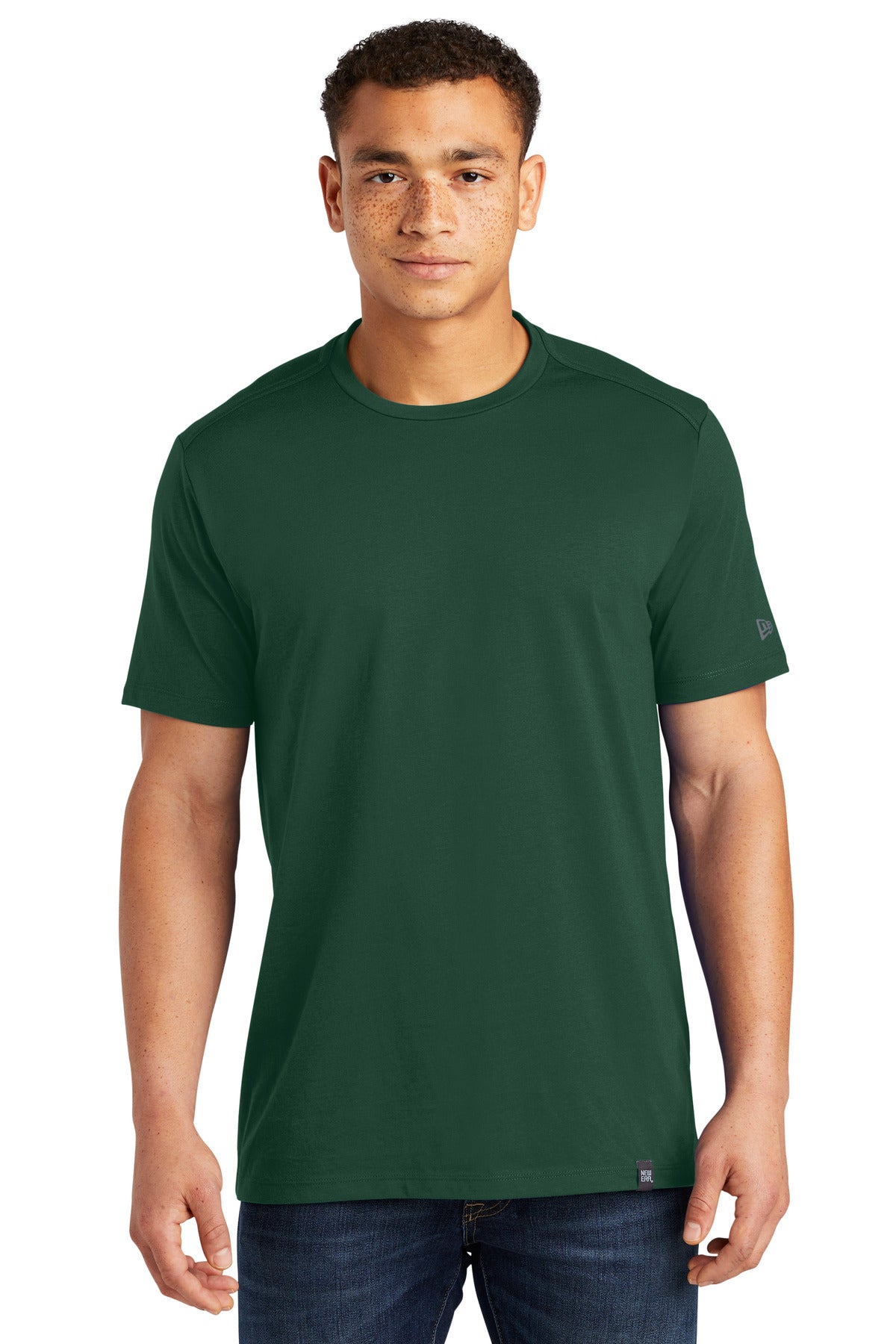 New Era Heritage Blend Crew Tee. NEA100