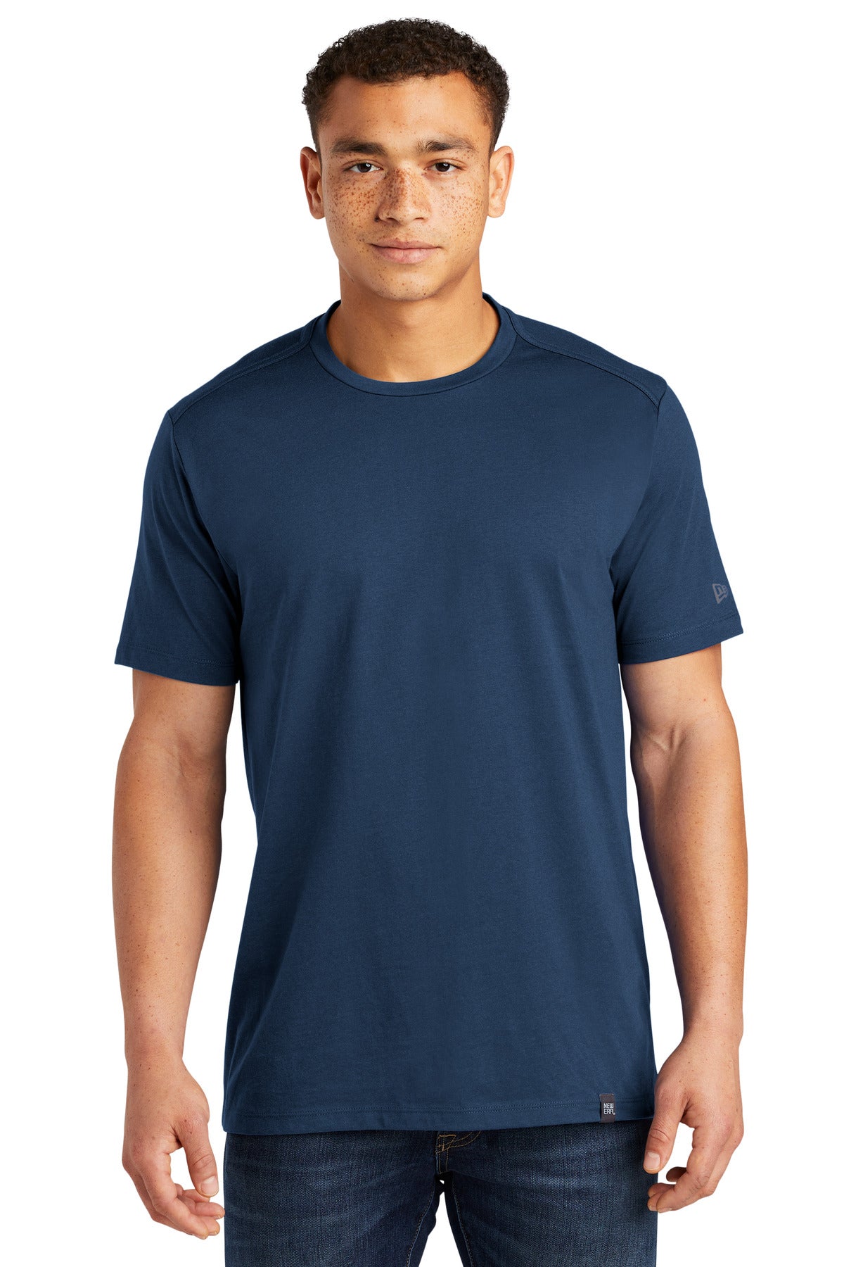 New Era Heritage Blend Crew Tee. NEA100