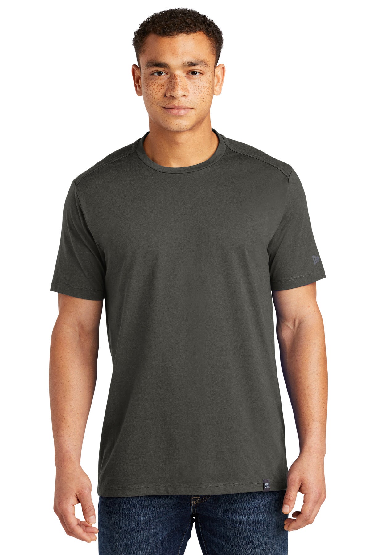 New Era Heritage Blend Crew Tee. NEA100
