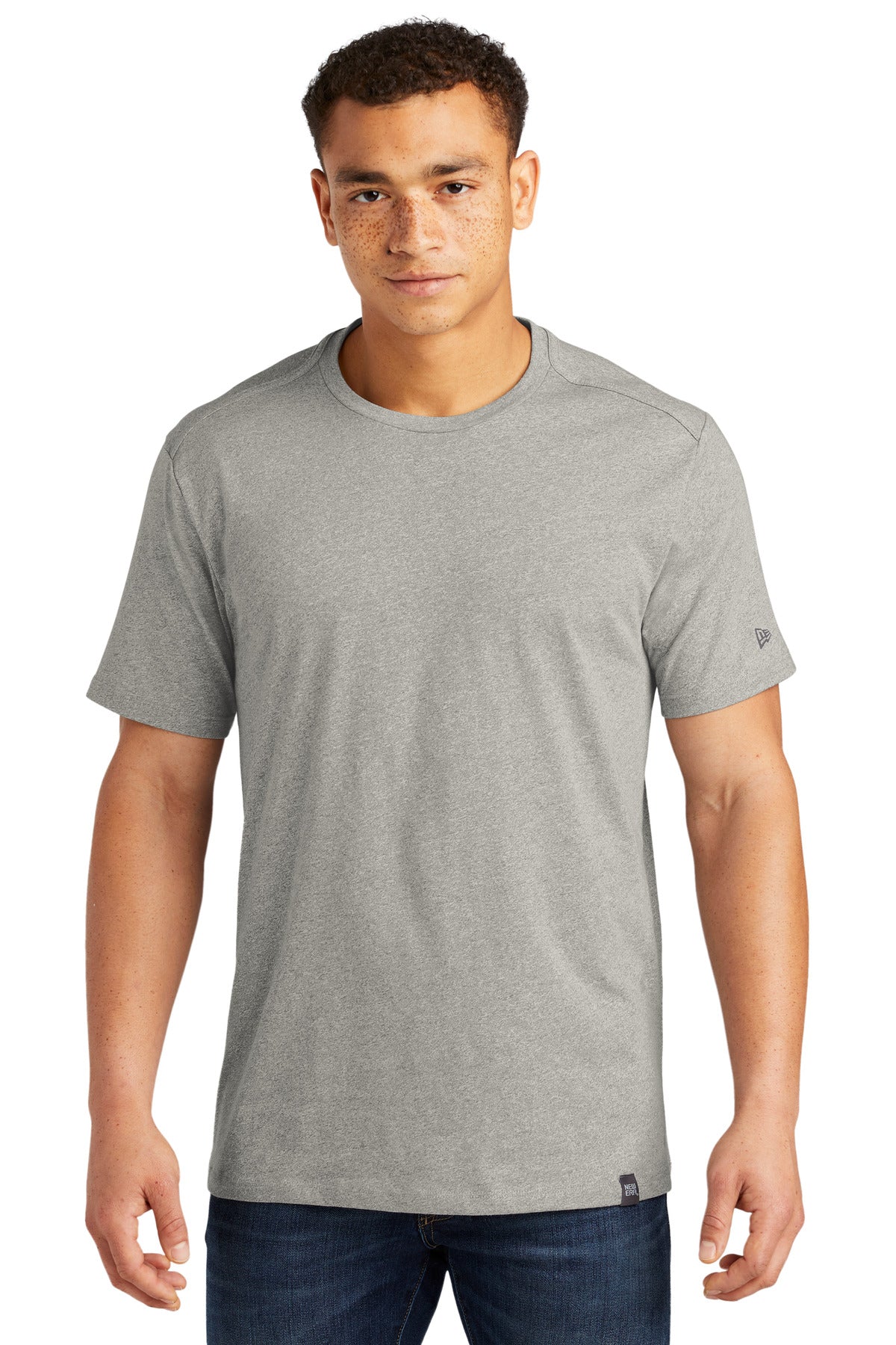 New Era Heritage Blend Crew Tee. NEA100