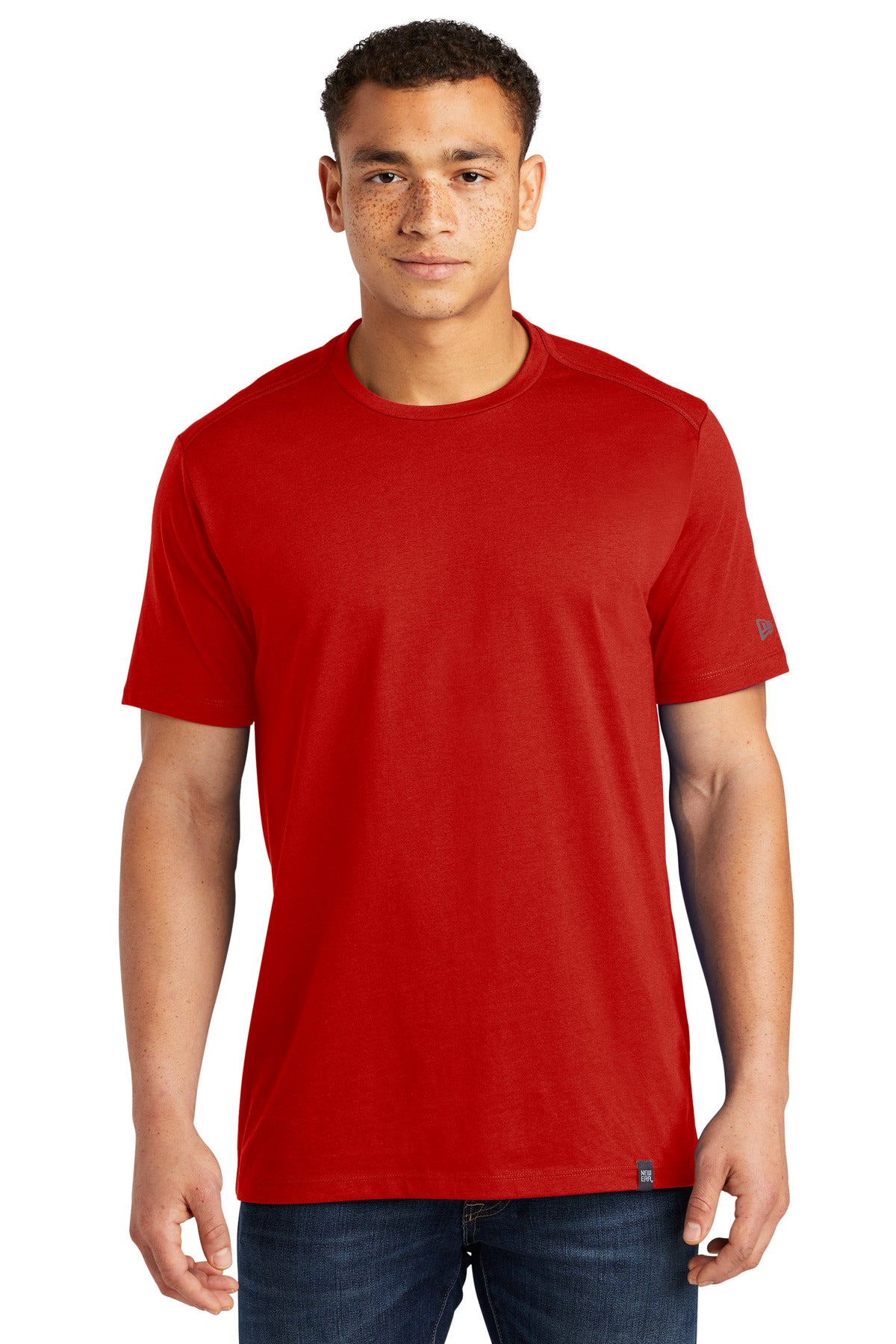 New Era Heritage Blend Crew Tee. NEA100