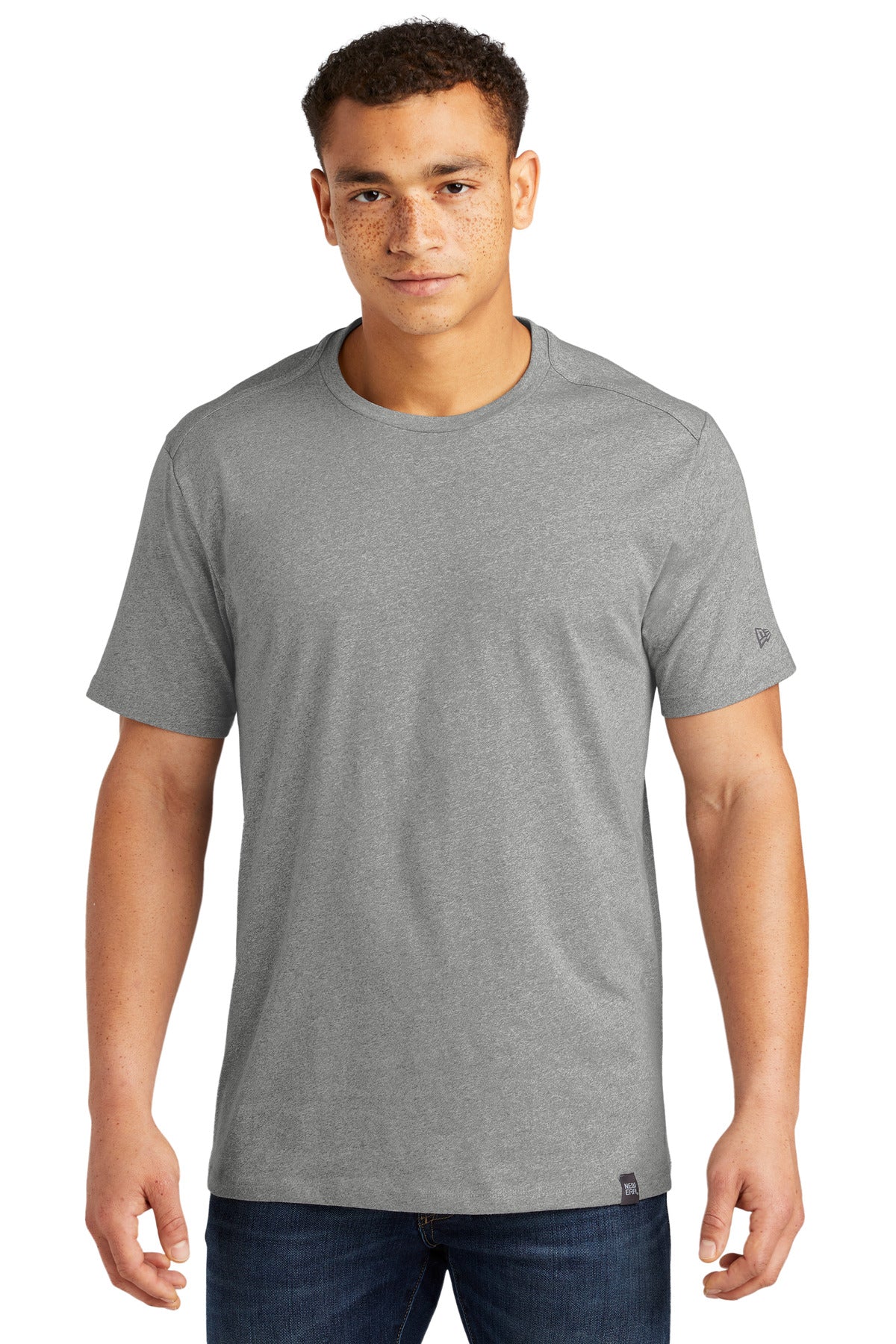 New Era Heritage Blend Crew Tee. NEA100