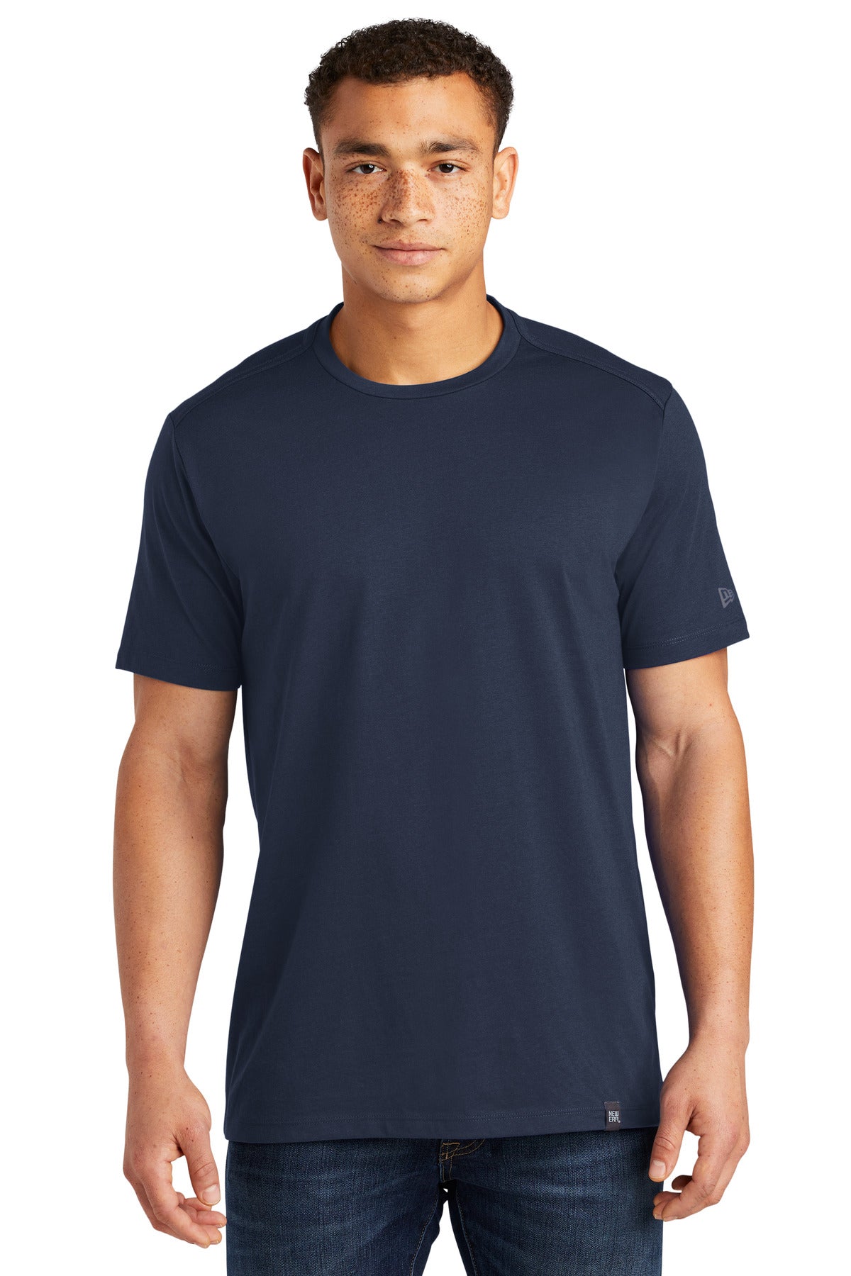 New Era Heritage Blend Crew Tee. NEA100