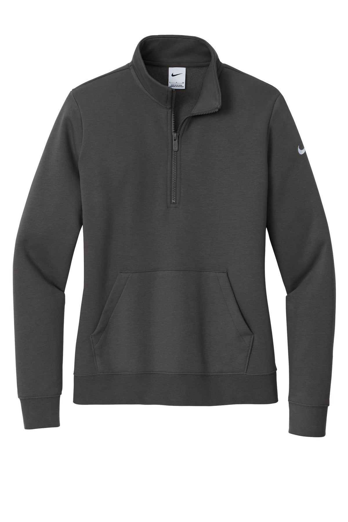 Nike Ladies Club Fleece Sleeve Swoosh 1/2-Zip NKDX6720