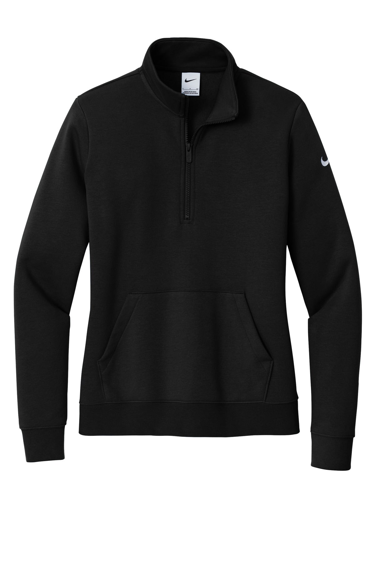 Nike Ladies Club Fleece Sleeve Swoosh 1/2-Zip NKDX6720