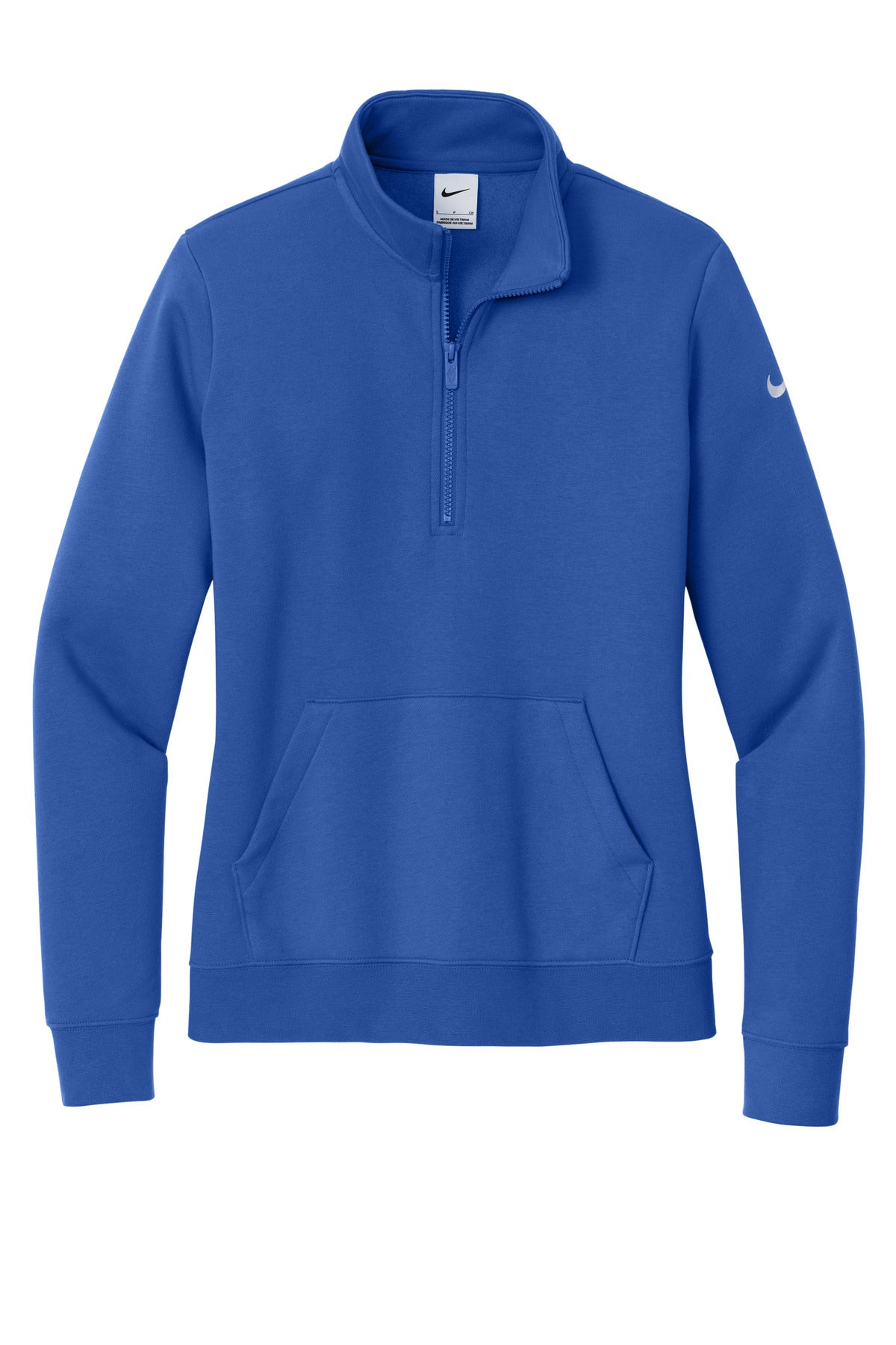 Nike Ladies Club Fleece Sleeve Swoosh 1/2-Zip NKDX6720