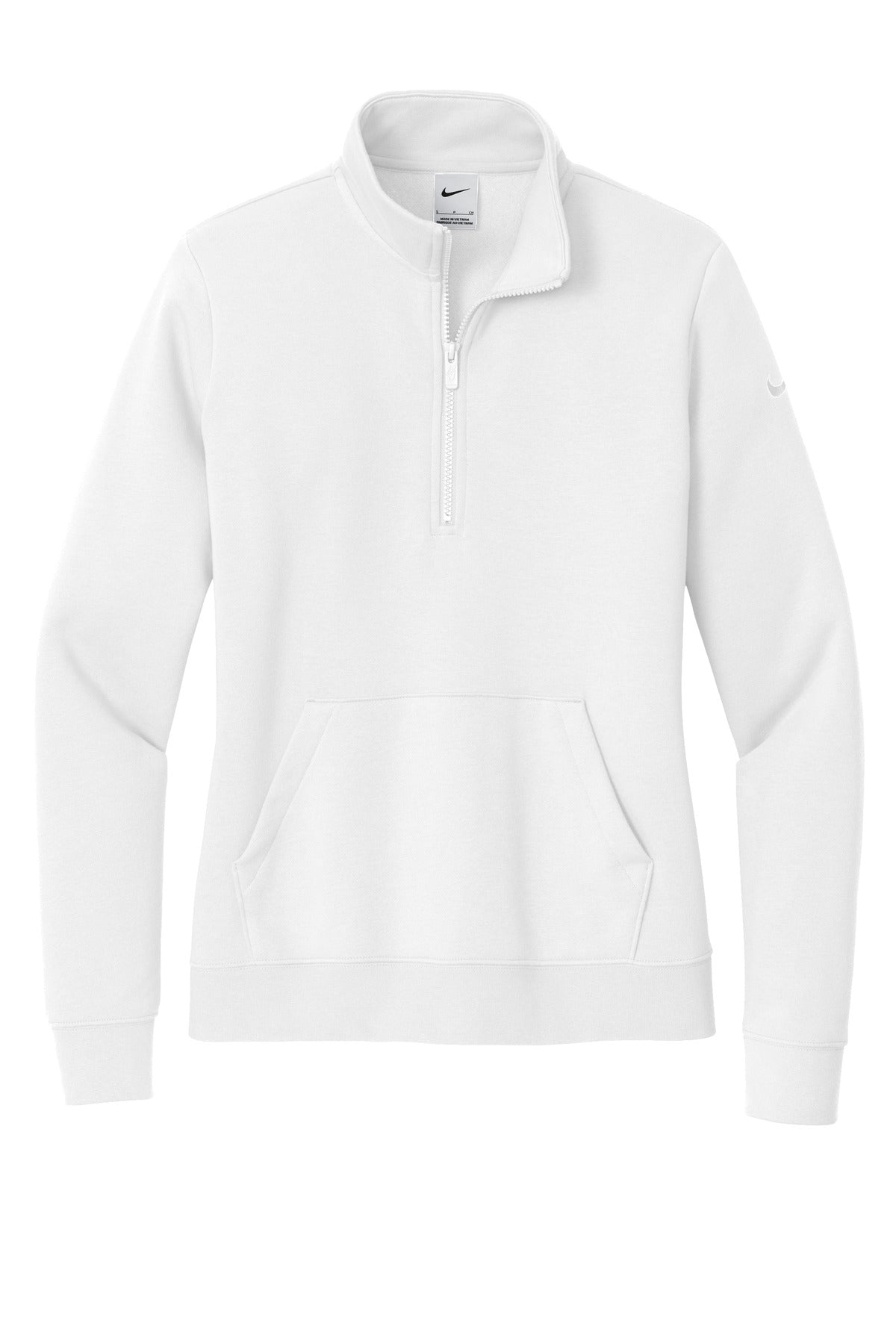 Nike Ladies Club Fleece Sleeve Swoosh 1/2-Zip NKDX6720