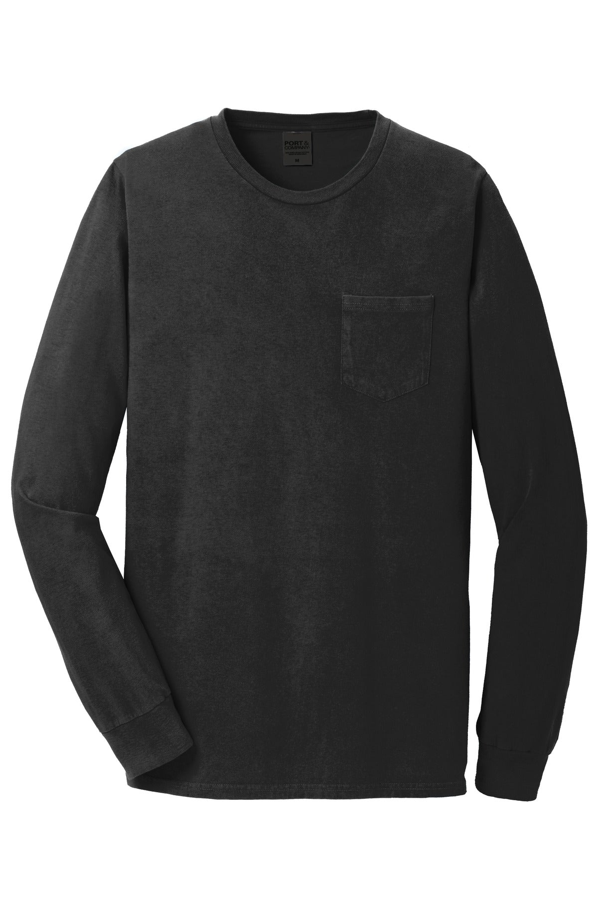 Port & Company Beach Wash Garment-Dyed Long Sleeve Pocket Tee PC099LSP