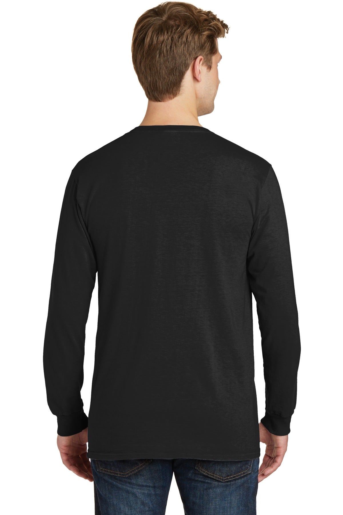 Port & Company Beach Wash Garment-Dyed Long Sleeve Pocket Tee PC099LSP