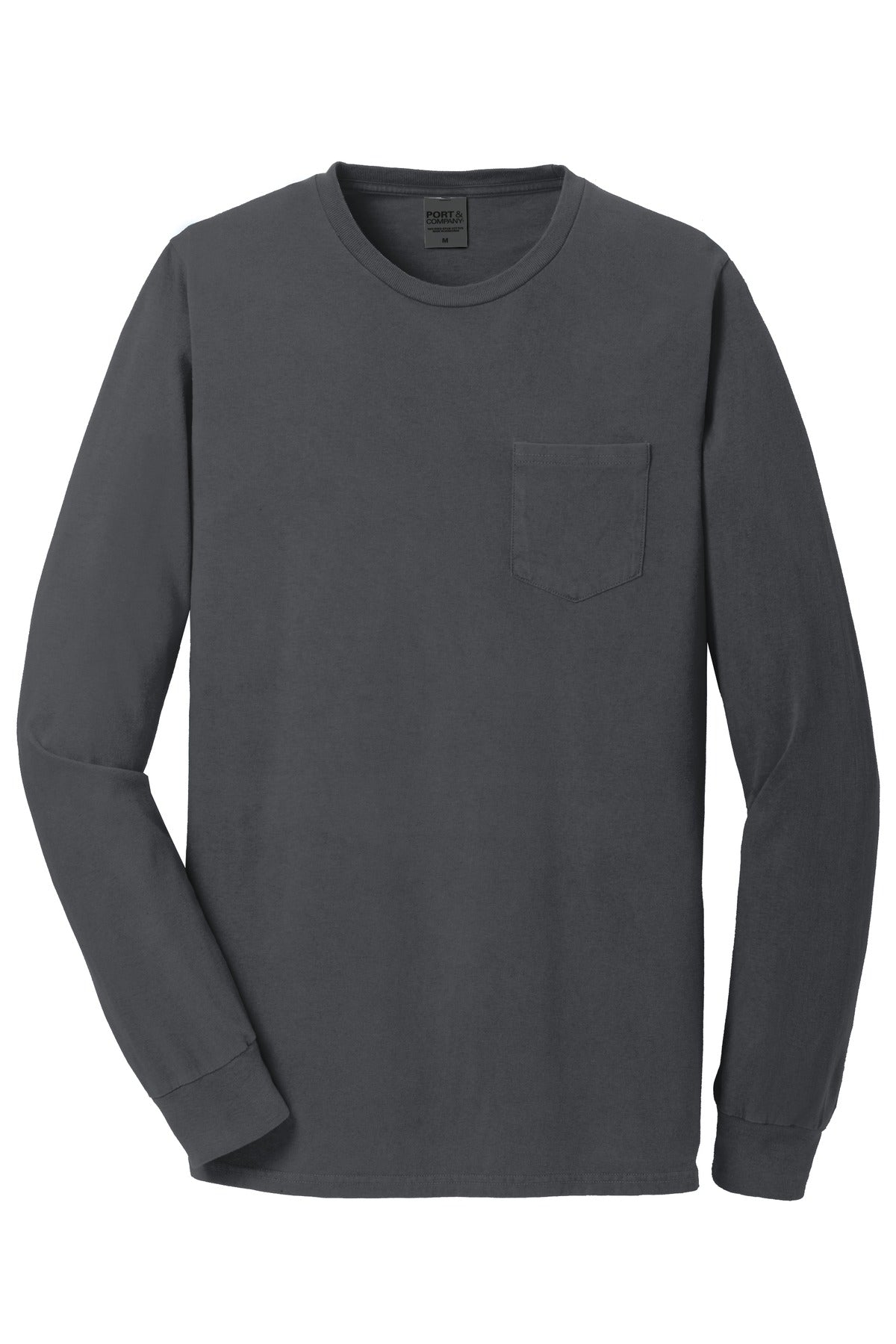 Port & Company Beach Wash Garment-Dyed Long Sleeve Pocket Tee PC099LSP