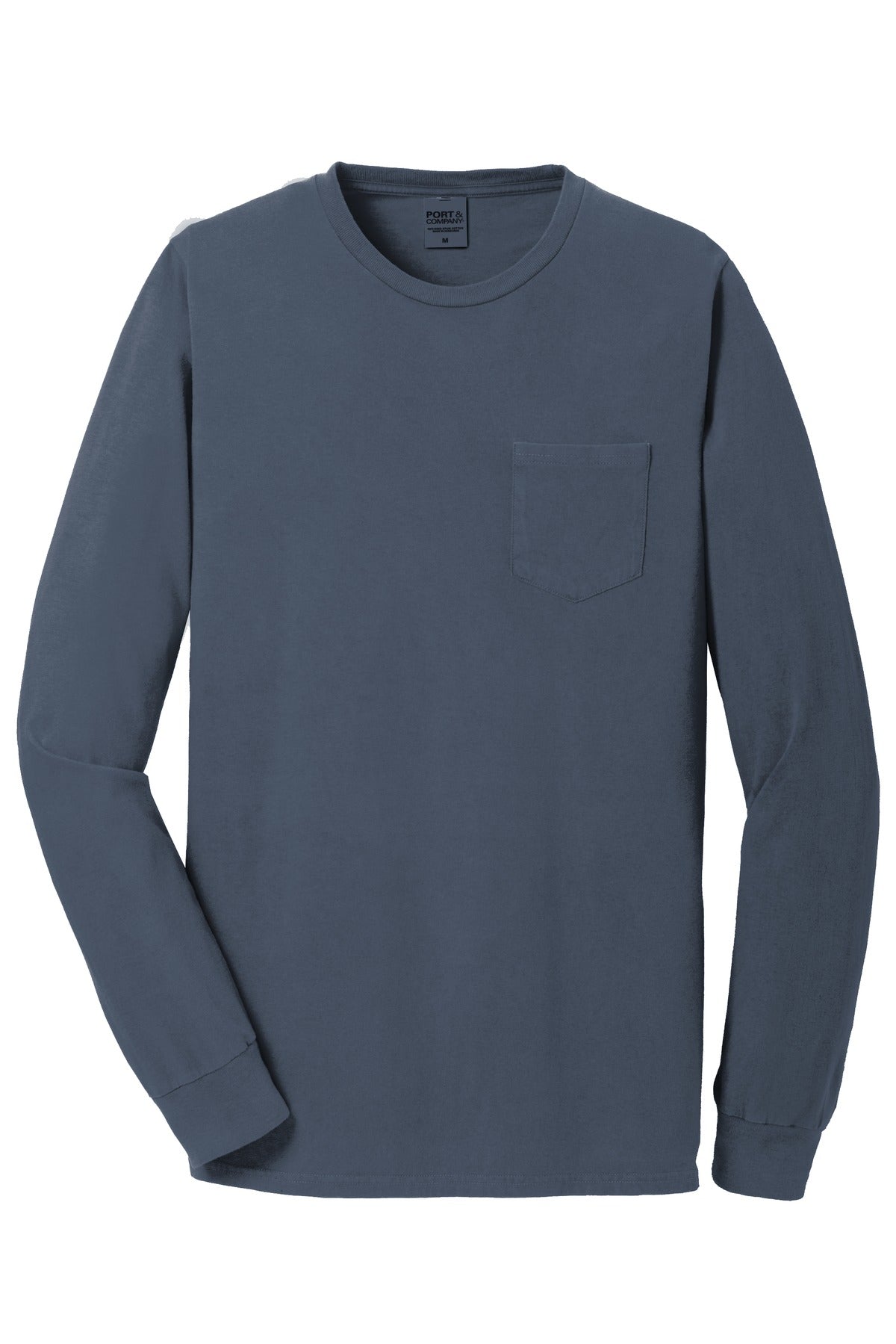 Port & Company Beach Wash Garment-Dyed Long Sleeve Pocket Tee PC099LSP