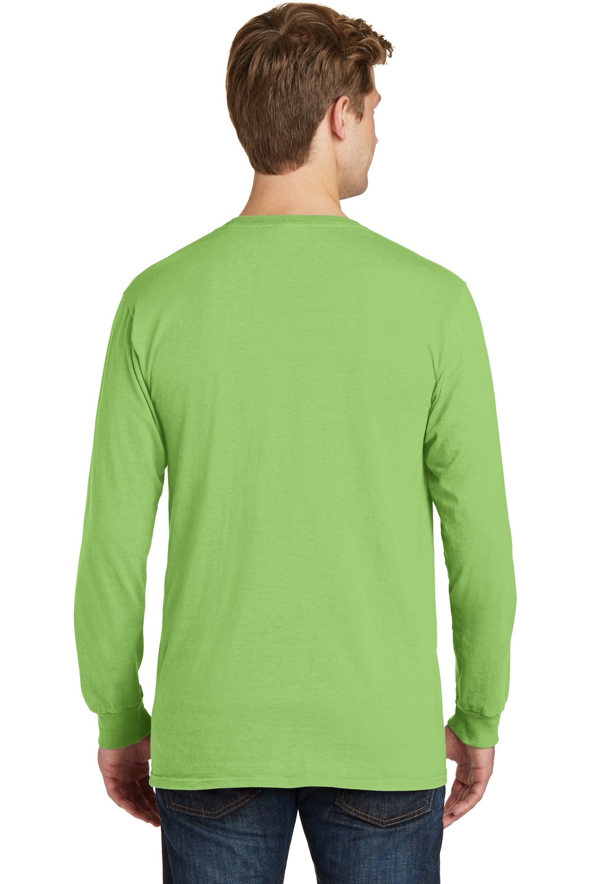 Port & Company Beach Wash Garment-Dyed Long Sleeve Pocket Tee PC099LSP