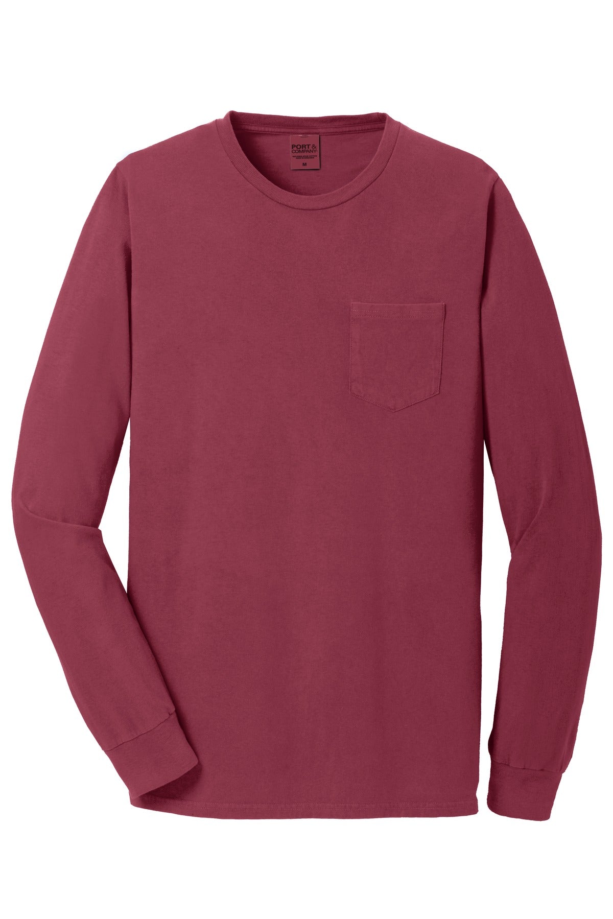 Port & Company Beach Wash Garment-Dyed Long Sleeve Pocket Tee PC099LSP