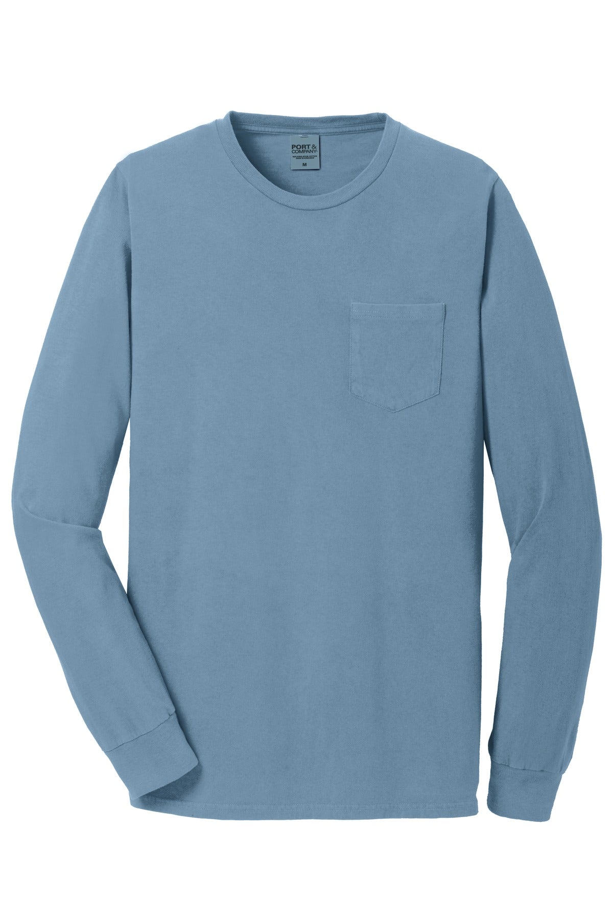 Port & Company Beach Wash Garment-Dyed Long Sleeve Pocket Tee PC099LSP