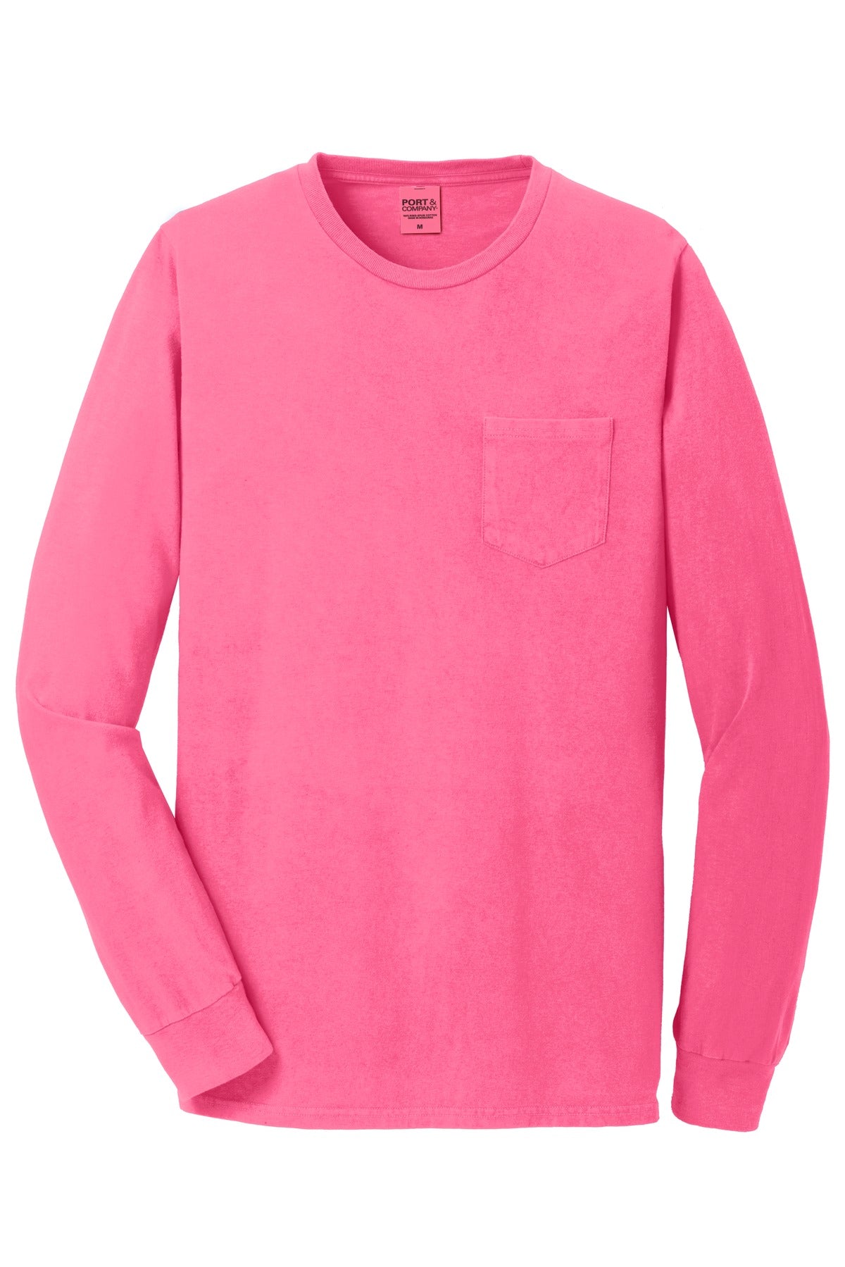 Port & Company Beach Wash Garment-Dyed Long Sleeve Pocket Tee PC099LSP