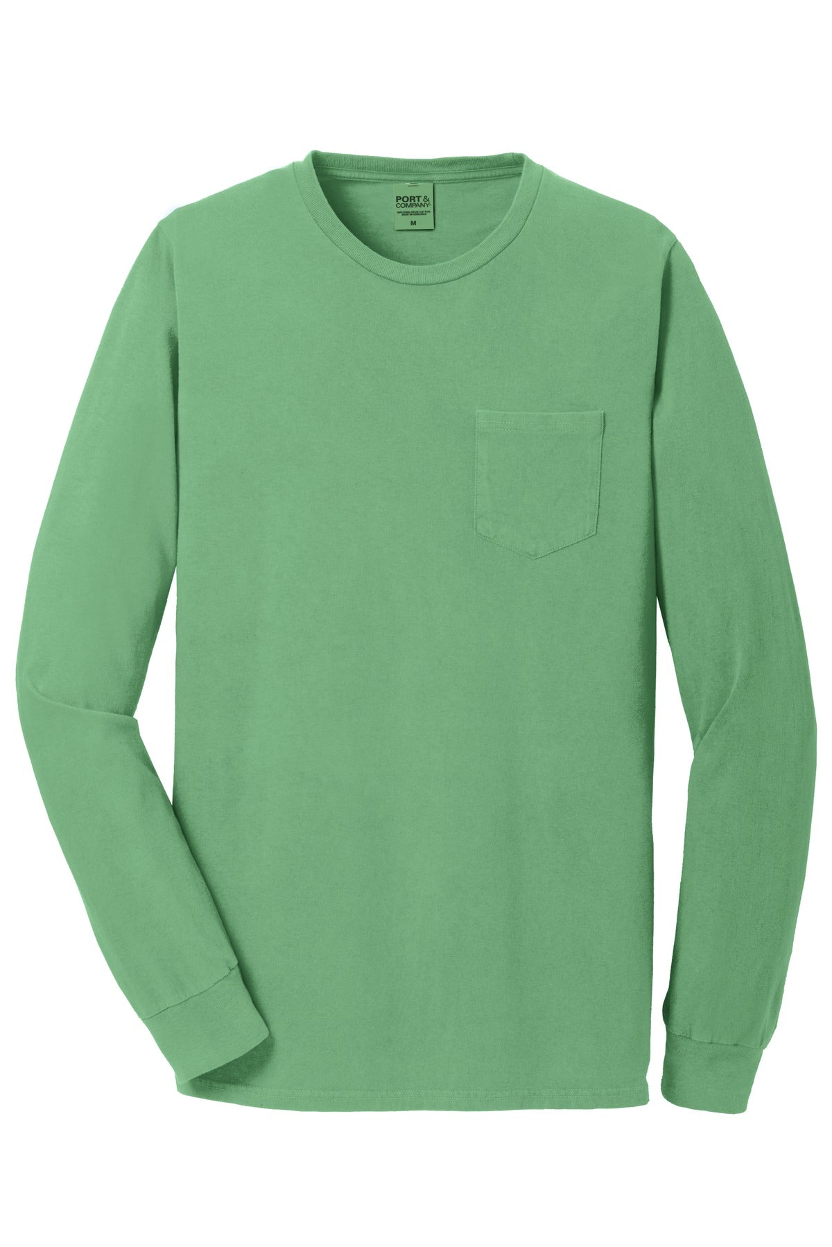 Port & Company Beach Wash Garment-Dyed Long Sleeve Pocket Tee PC099LSP