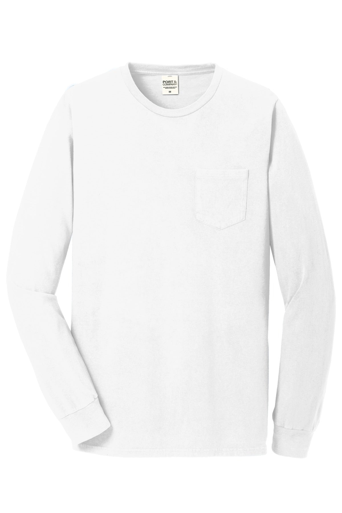 Port & Company Beach Wash Garment-Dyed Long Sleeve Pocket Tee PC099LSP