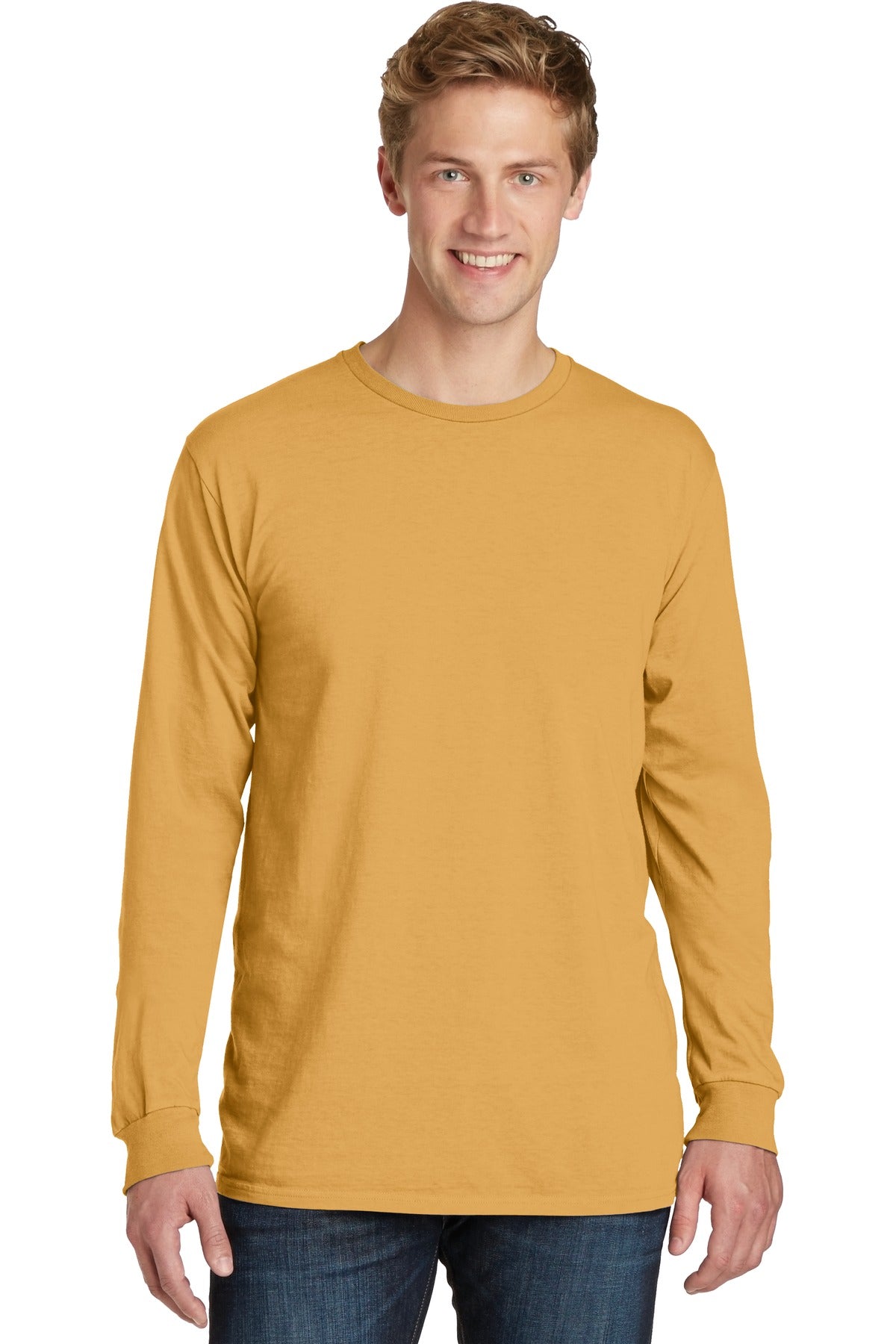 Port & Company Beach Wash Garment-Dyed Long Sleeve Tee PC099LS