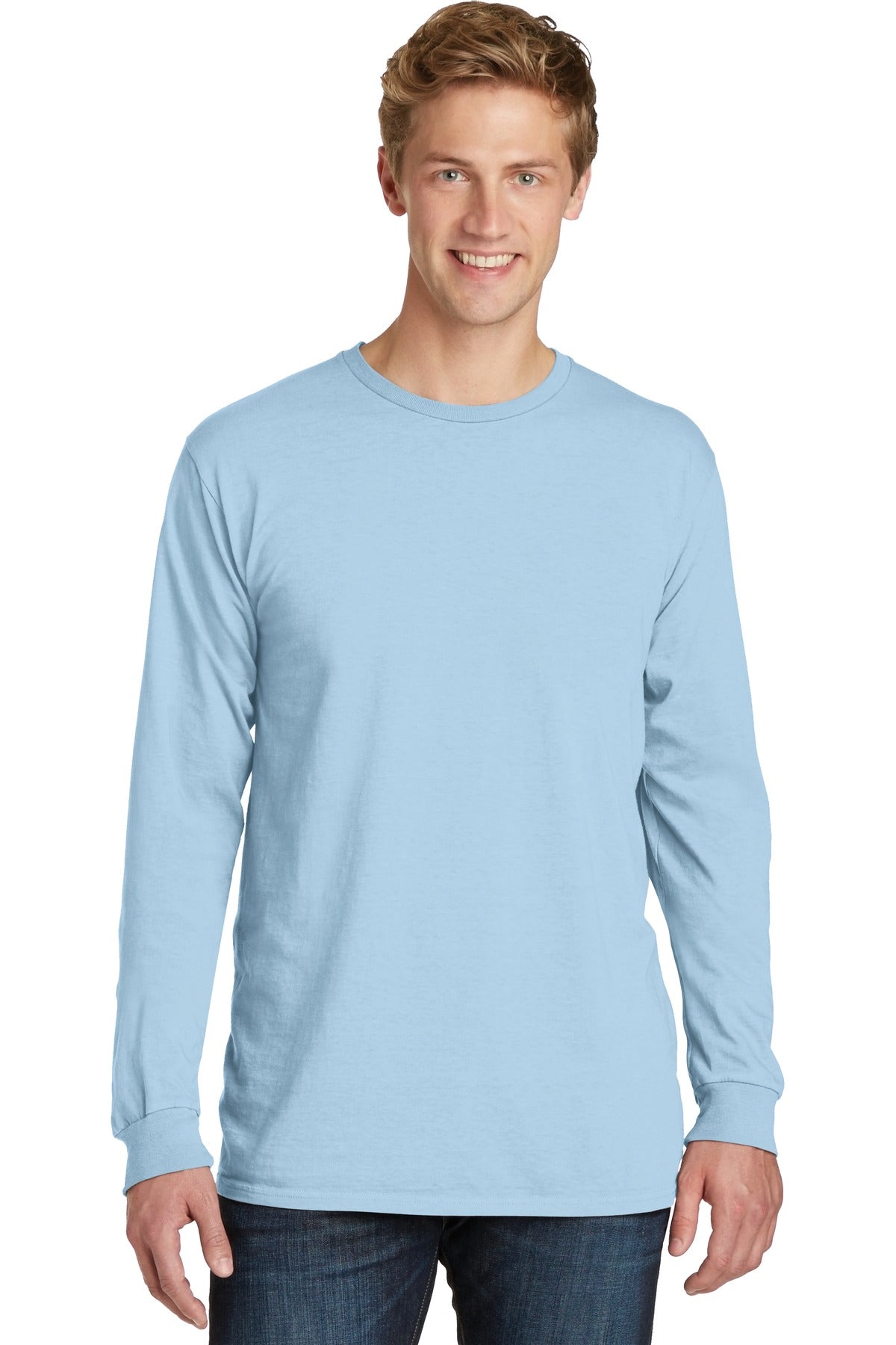 Port & Company Beach Wash Garment-Dyed Long Sleeve Tee PC099LS