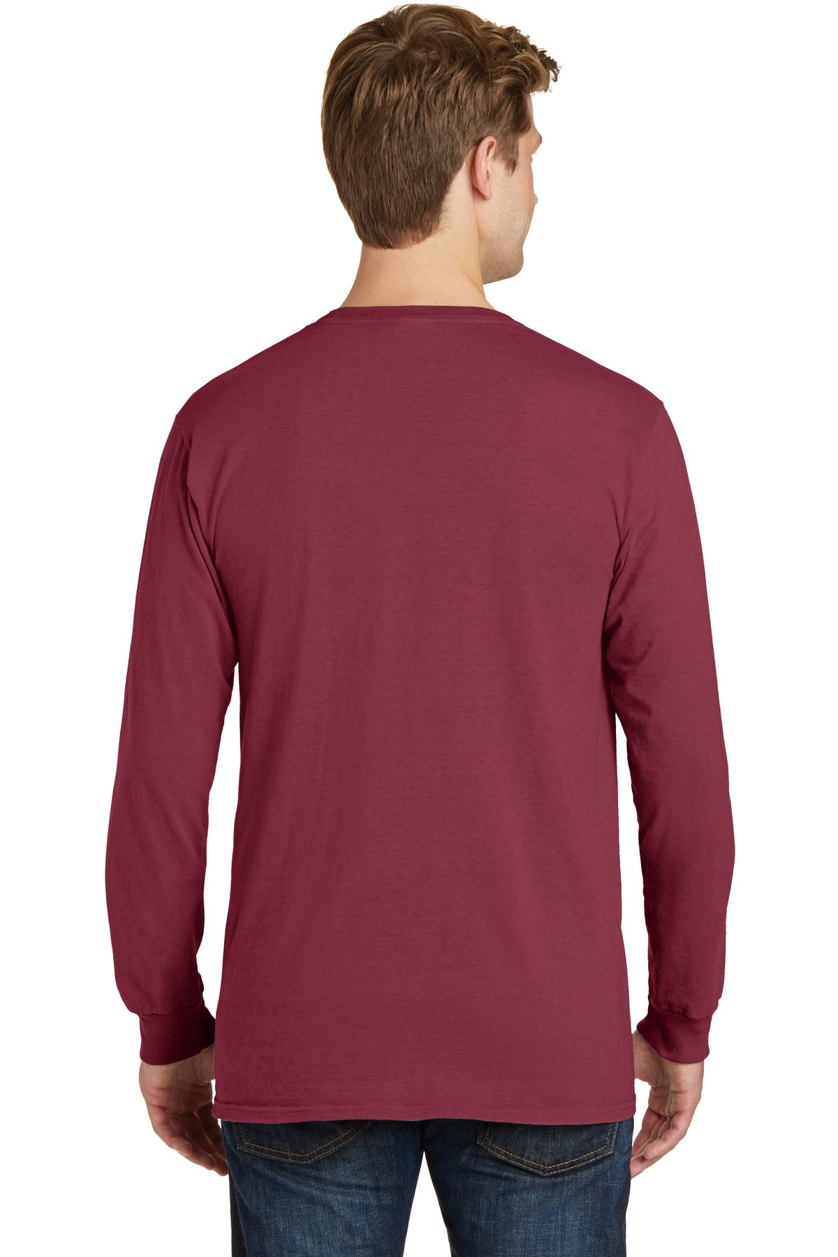 Port & Company Beach Wash Garment-Dyed Long Sleeve Tee PC099LS