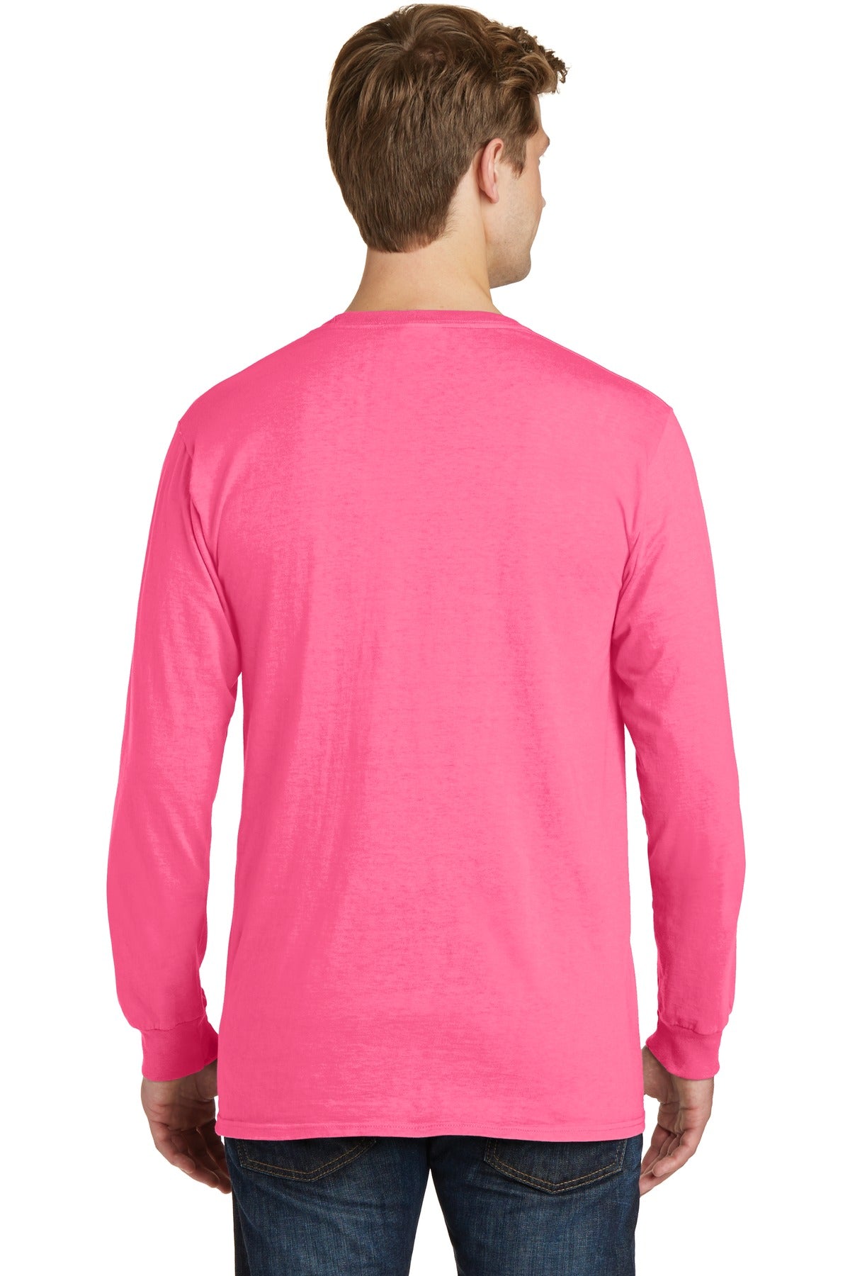 Port & Company Beach Wash Garment-Dyed Long Sleeve Tee PC099LS