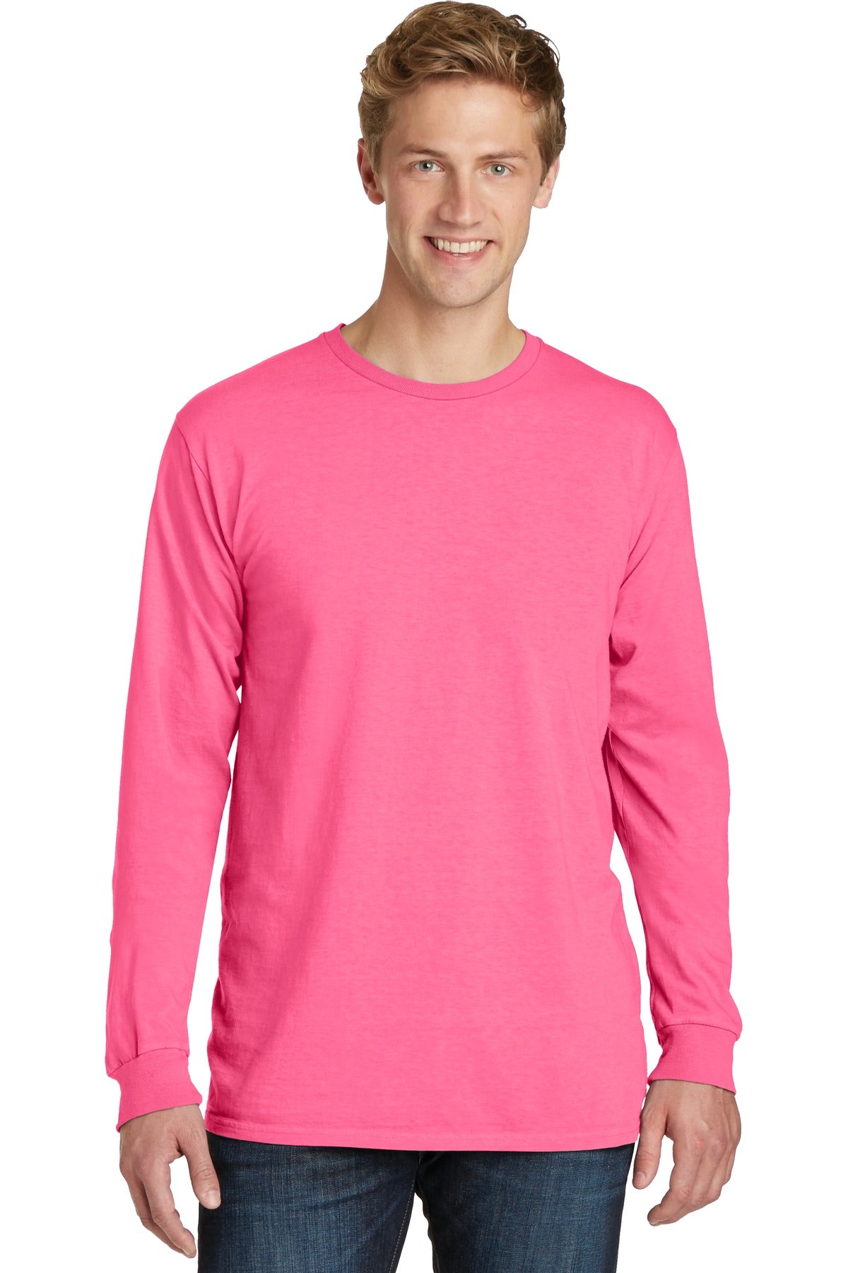 Port & Company Beach Wash Garment-Dyed Long Sleeve Tee PC099LS