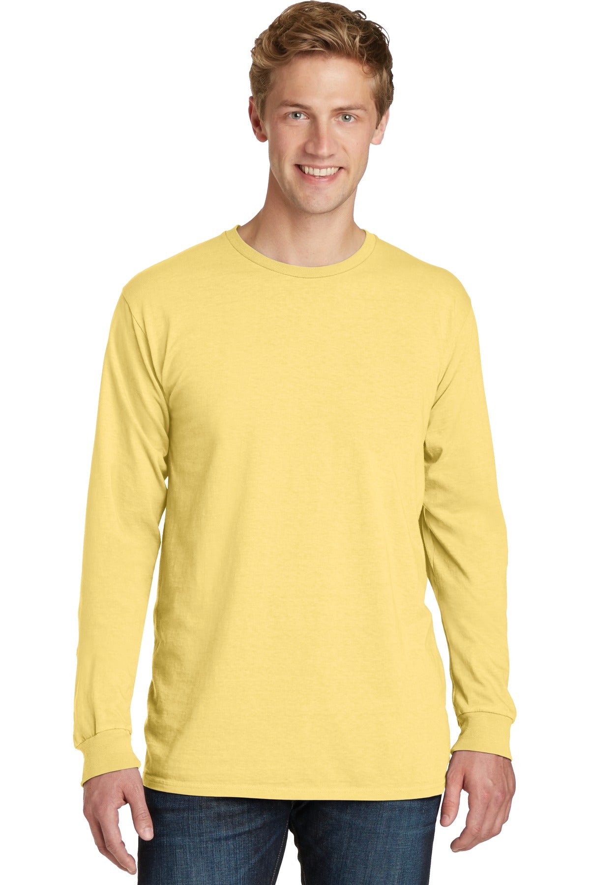 Port & Company Beach Wash Garment-Dyed Long Sleeve Tee PC099LS