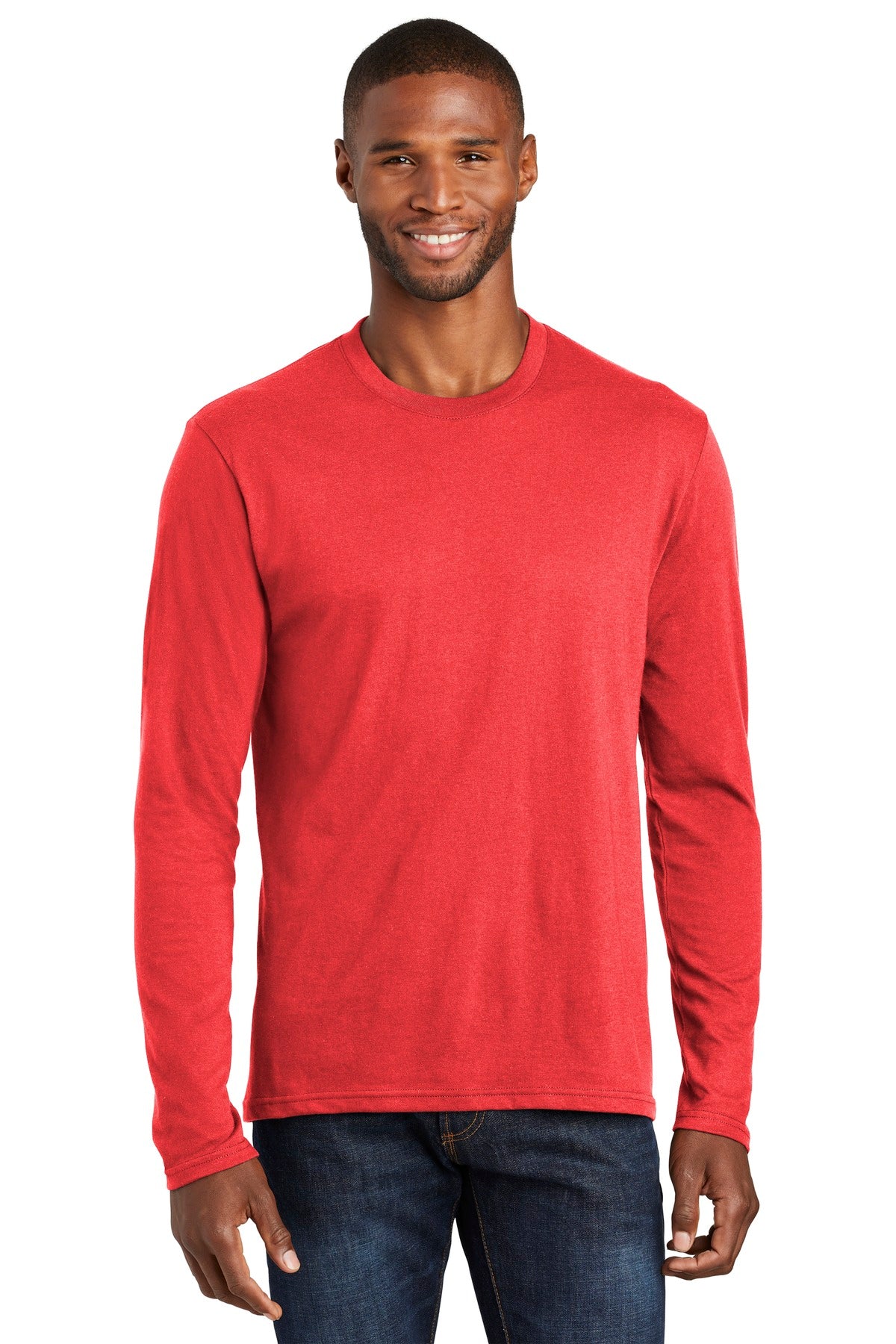 Port & Company Long Sleeve Fan Favorite ™ Blend Tee. PC455LS
