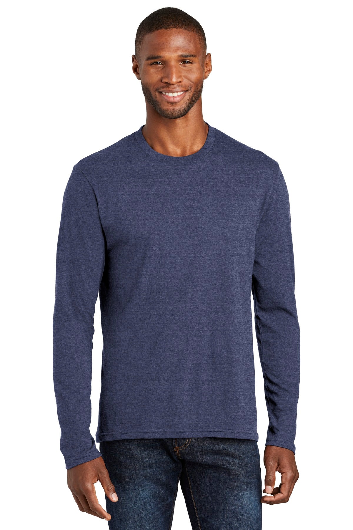 Port & Company Long Sleeve Fan Favorite ™ Blend Tee. PC455LS