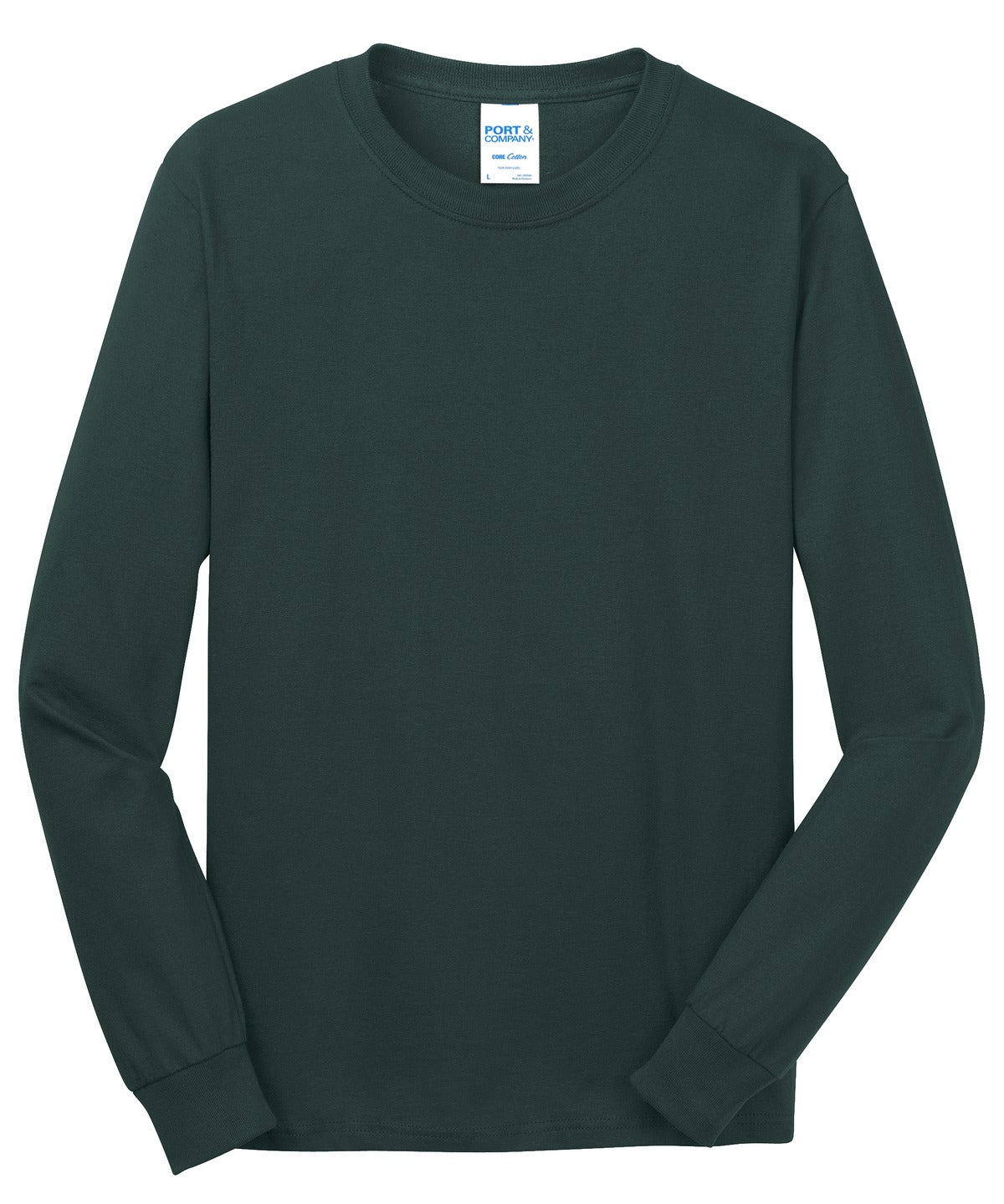 Port & Company - Long Sleeve Core Cotton Tee. PC54LS