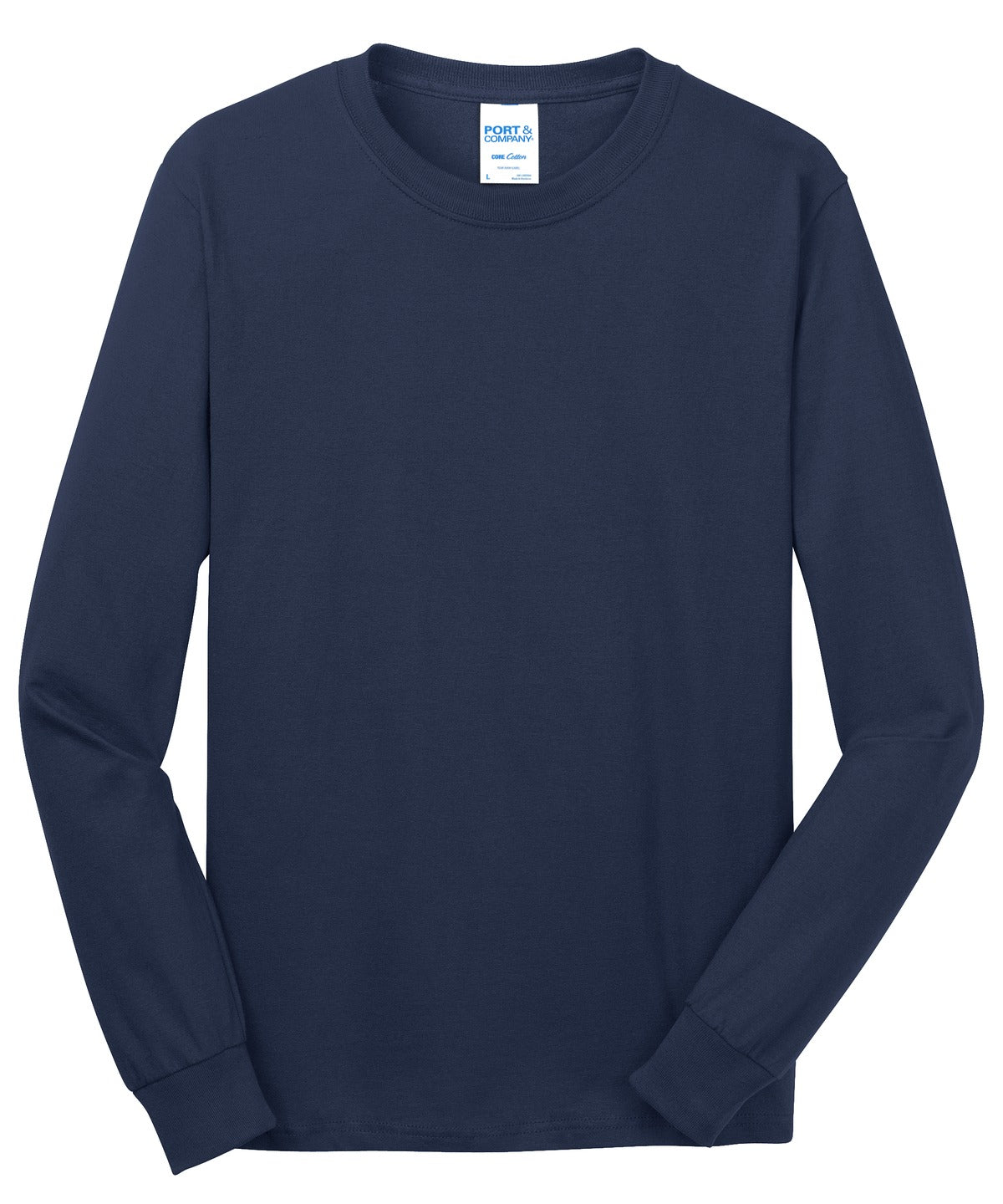Port & Company - Long Sleeve Core Cotton Tee. PC54LS