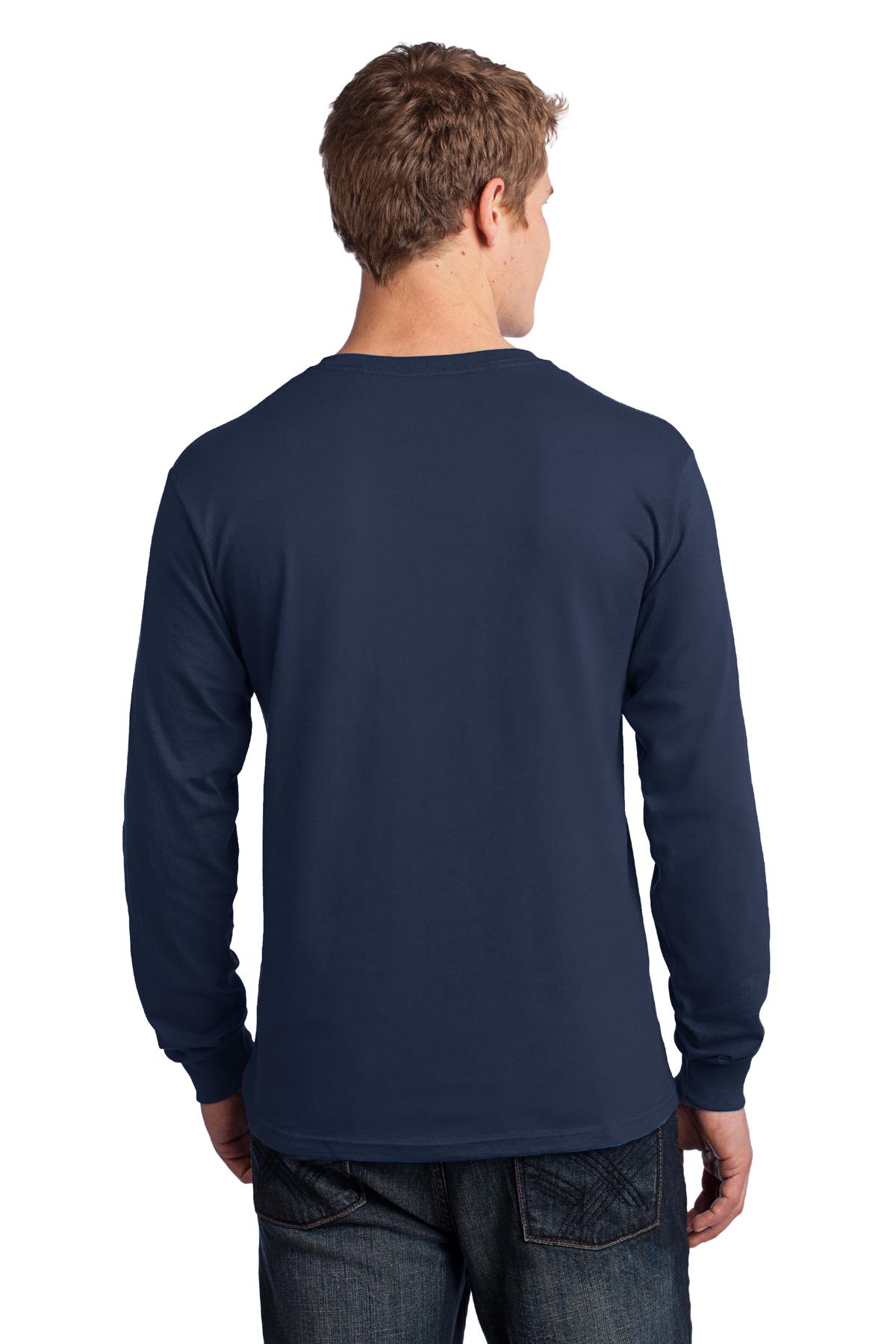 Port & Company - Long Sleeve Core Cotton Tee. PC54LS
