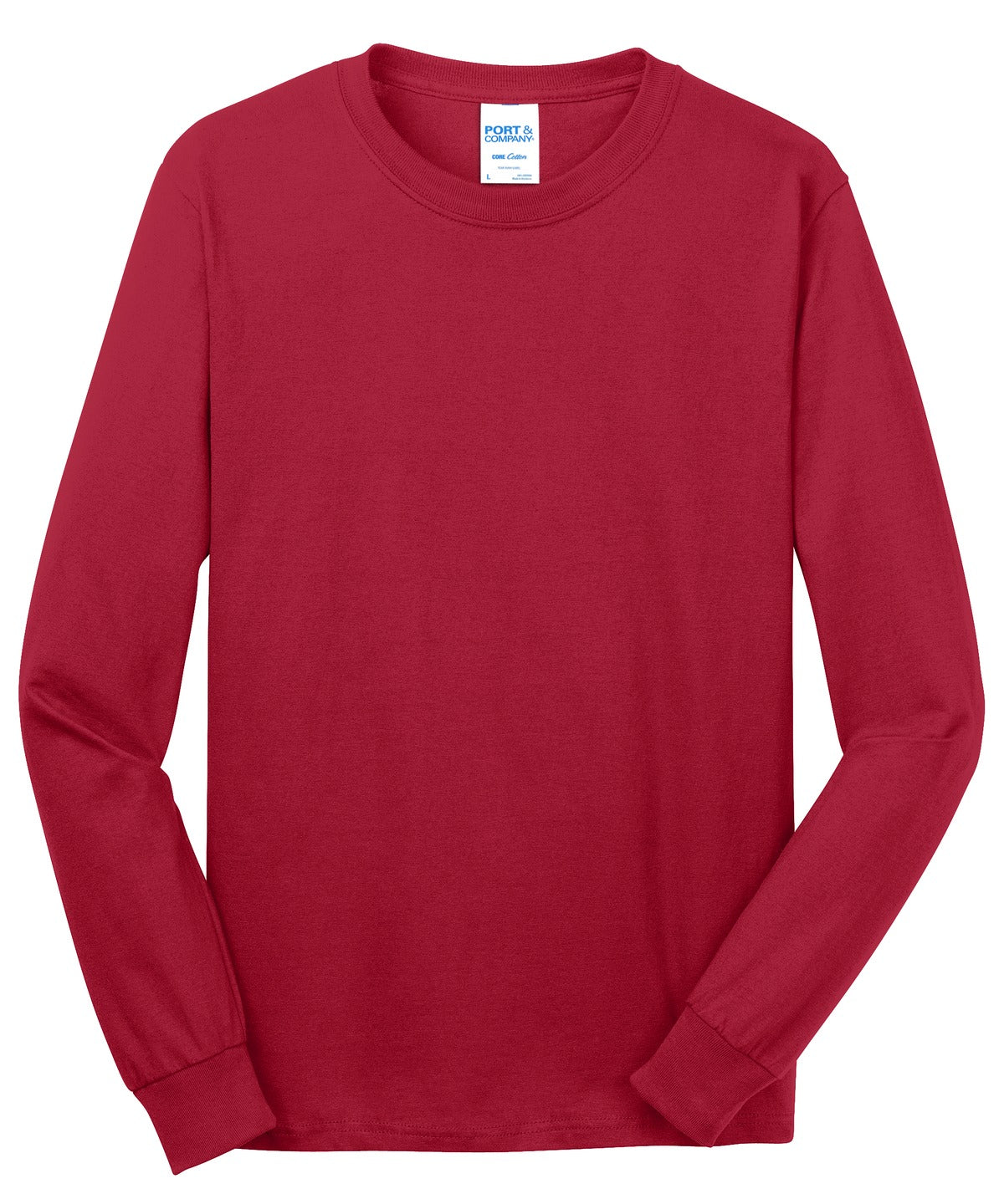 Port & Company - Long Sleeve Core Cotton Tee. PC54LS
