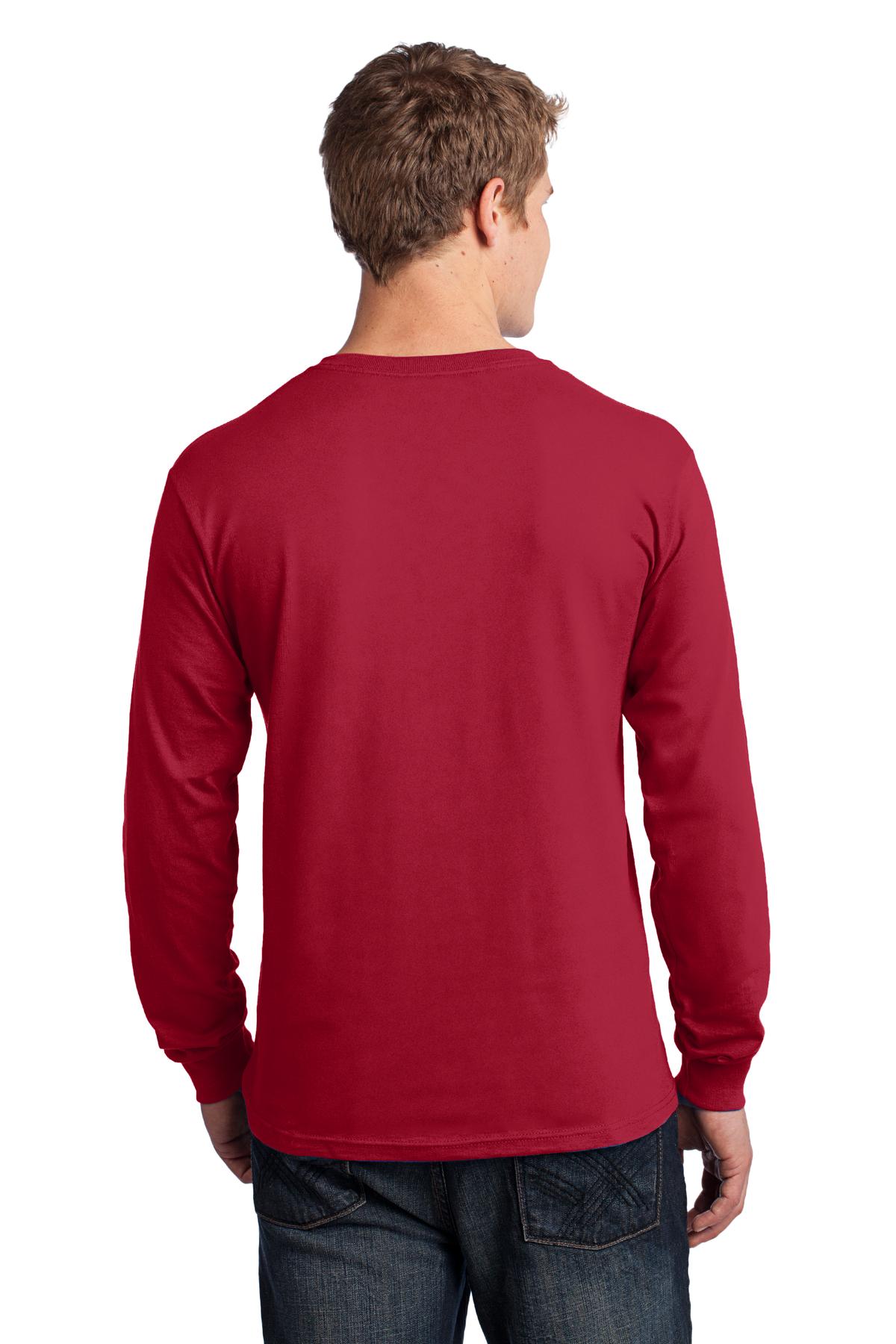 Port & Company - Long Sleeve Core Cotton Tee. PC54LS