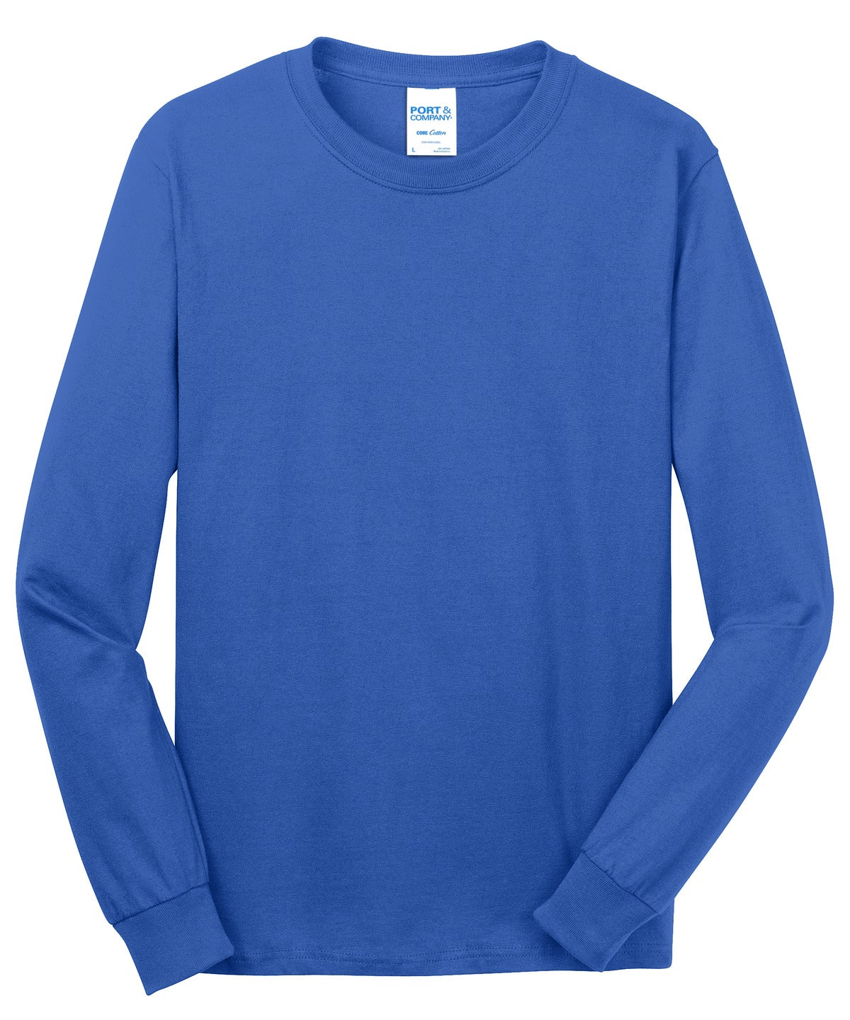 Port & Company - Long Sleeve Core Cotton Tee. PC54LS