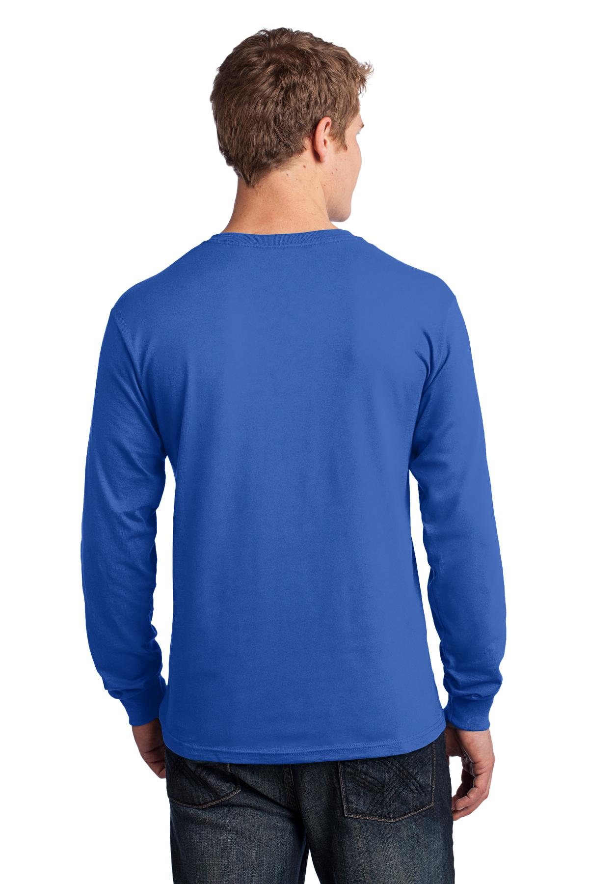 Port & Company - Long Sleeve Core Cotton Tee. PC54LS