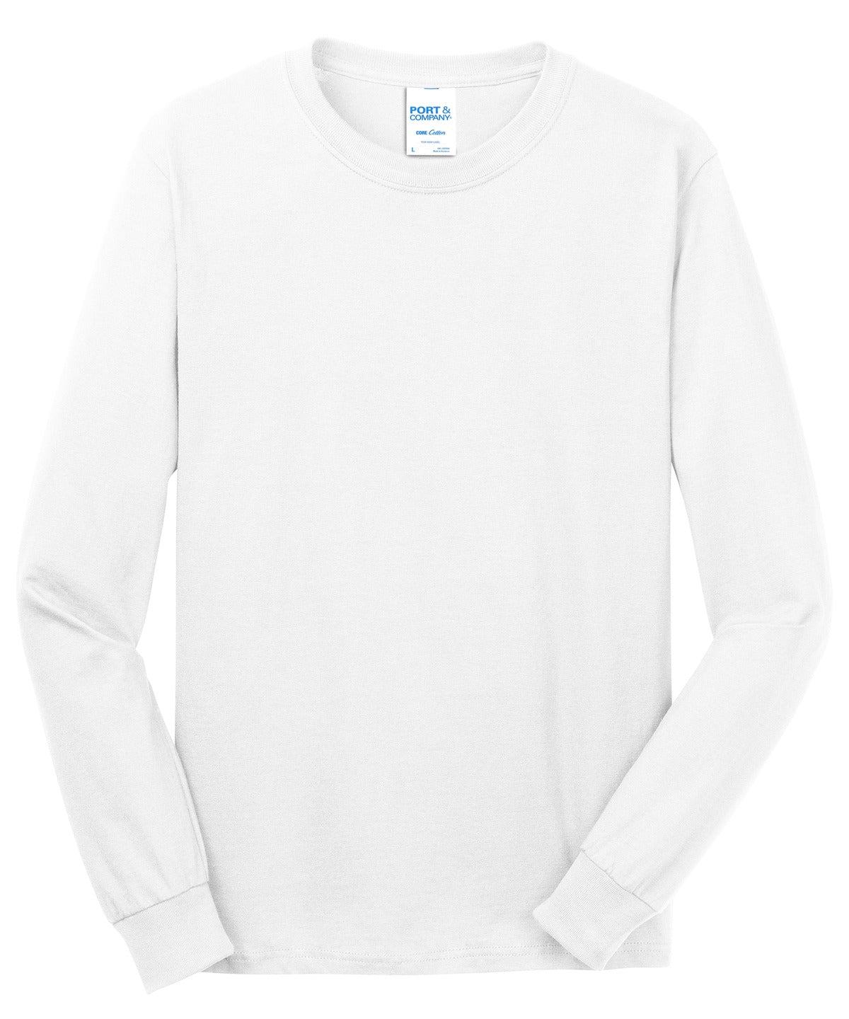 Port & Company - Long Sleeve Core Cotton Tee. PC54LS