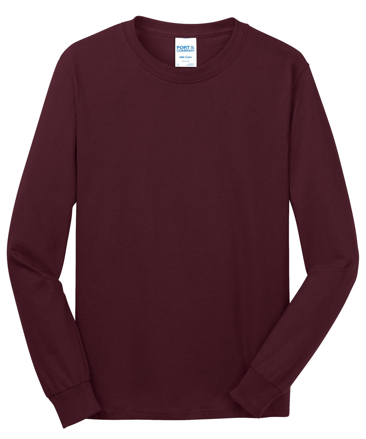 Port & Company - Long Sleeve Core Cotton Tee. PC54LS