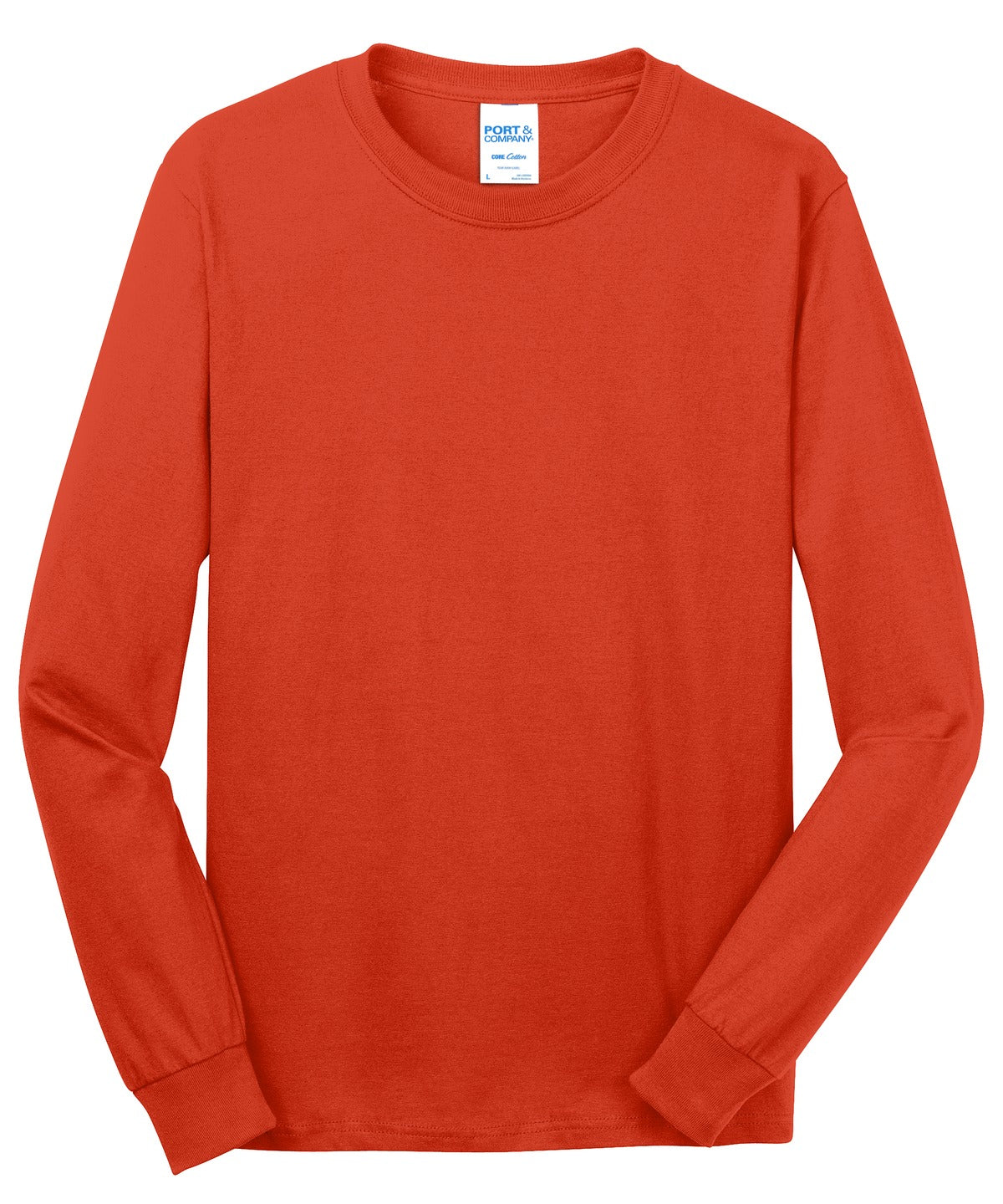 Port & Company - Long Sleeve Core Cotton Tee. PC54LS