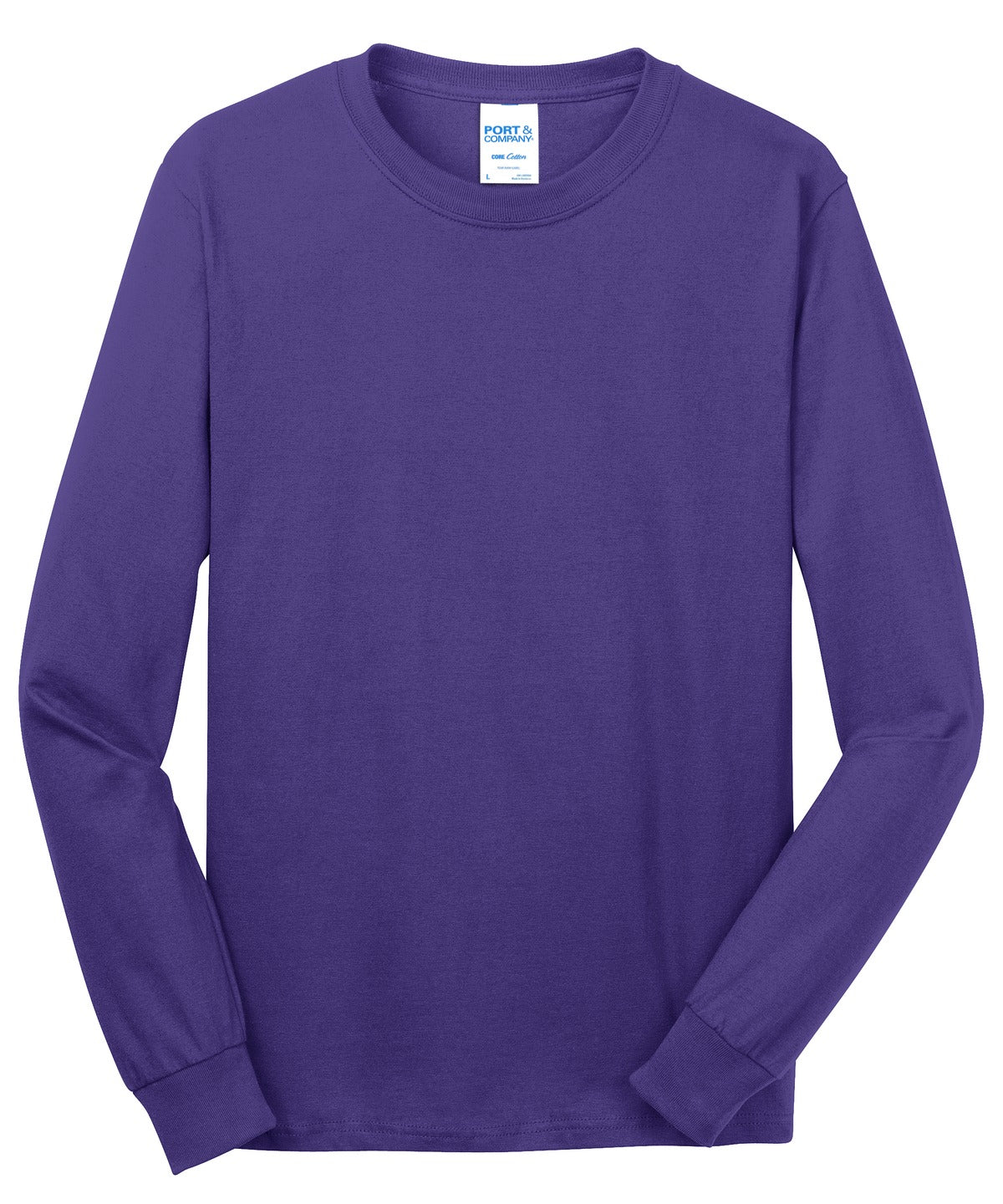 Port & Company - Long Sleeve Core Cotton Tee. PC54LS