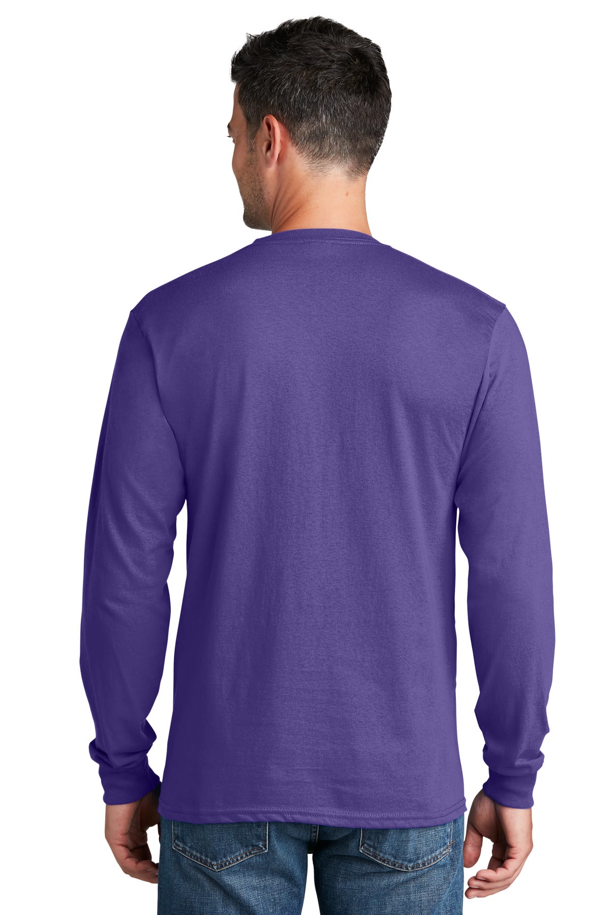 Port & Company - Long Sleeve Core Cotton Tee. PC54LS